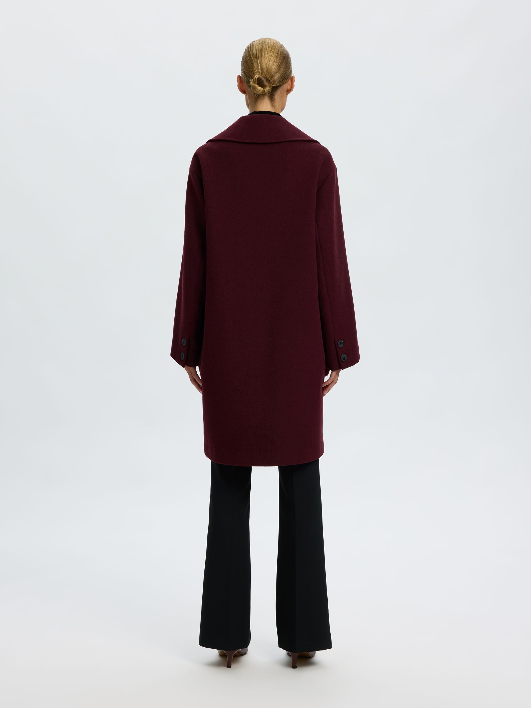 WOOL BLEND LONG COAT