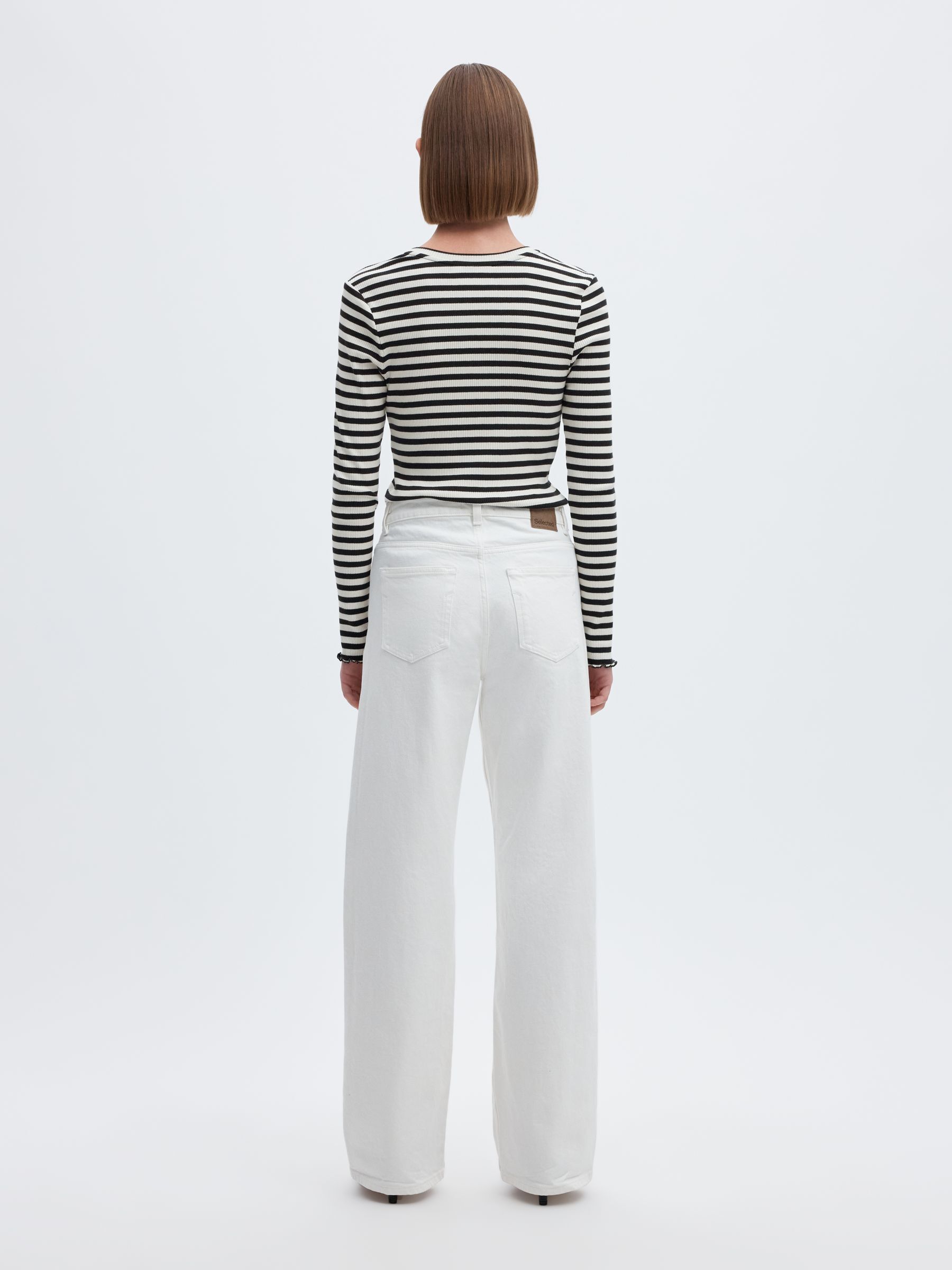 STRIPED LONG-SLEEVED T-SHIRT