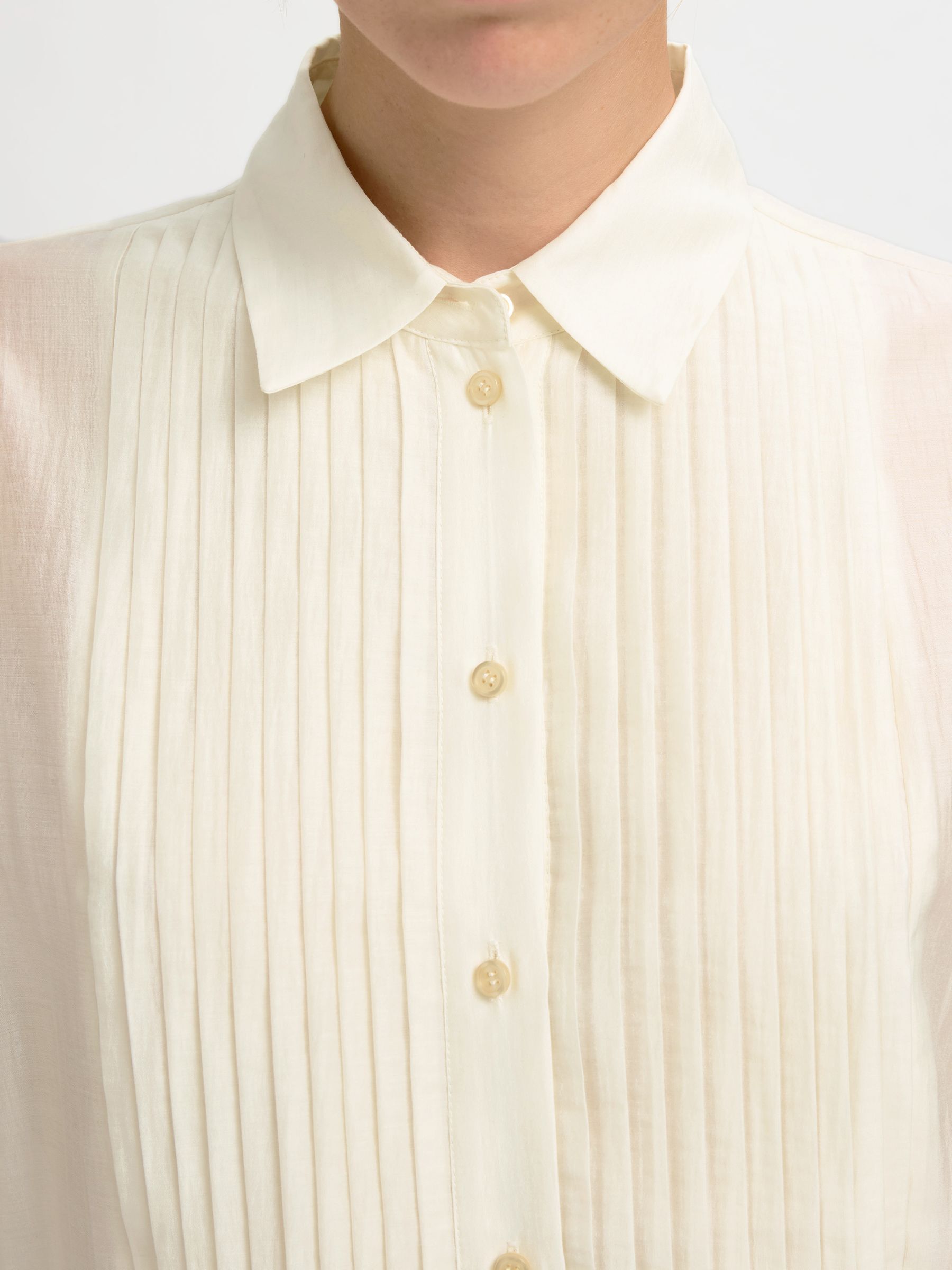 RELAXED FIT TUXEDO SHIRT