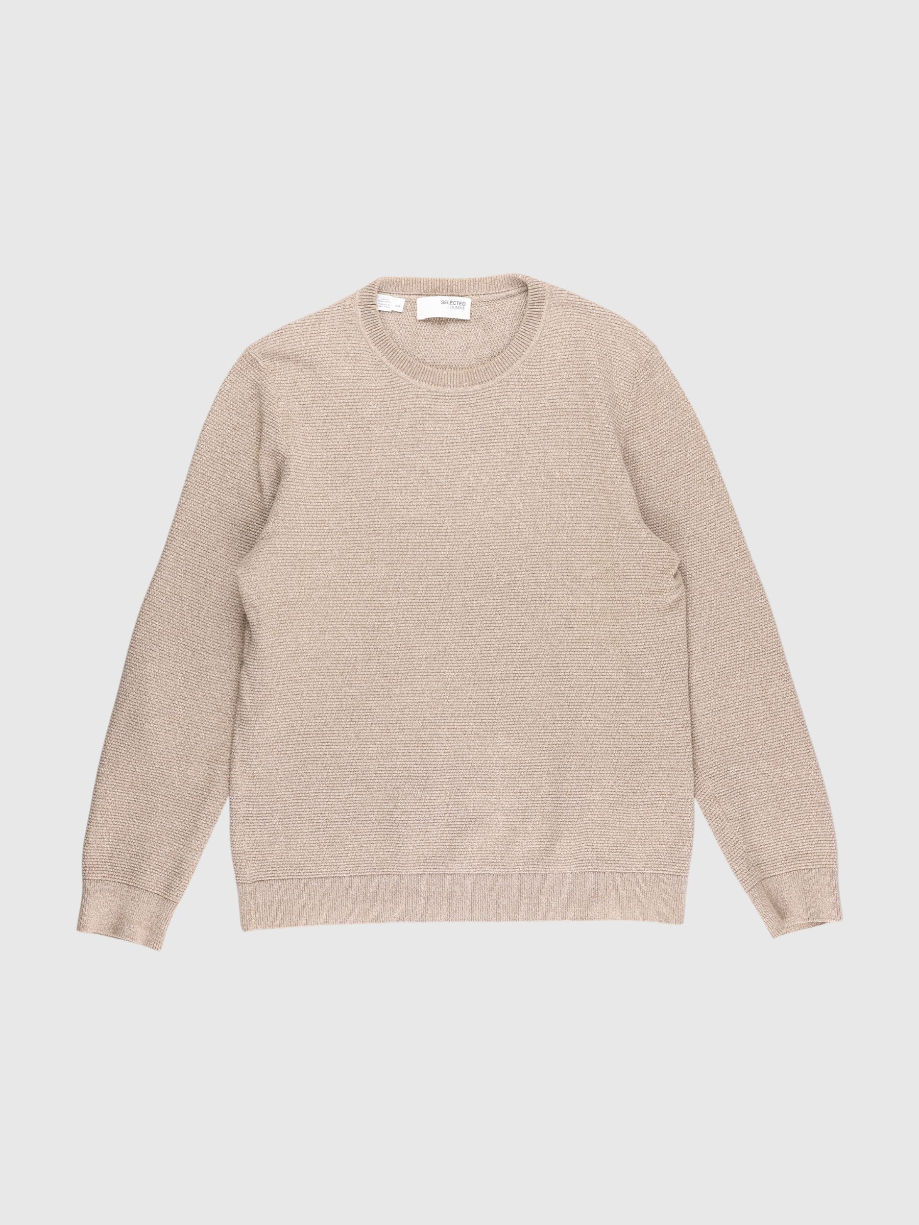 100% COTTON CREWNECK JUMPER