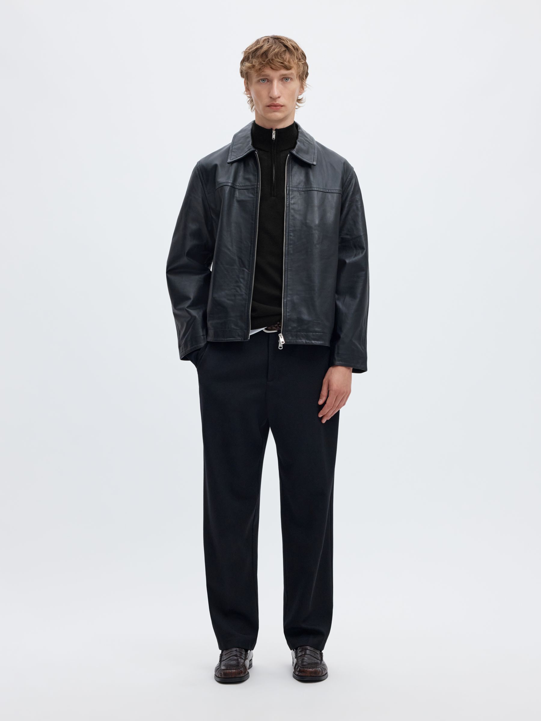 100% MERINO WOOL HALF-ZIP JUMPER
