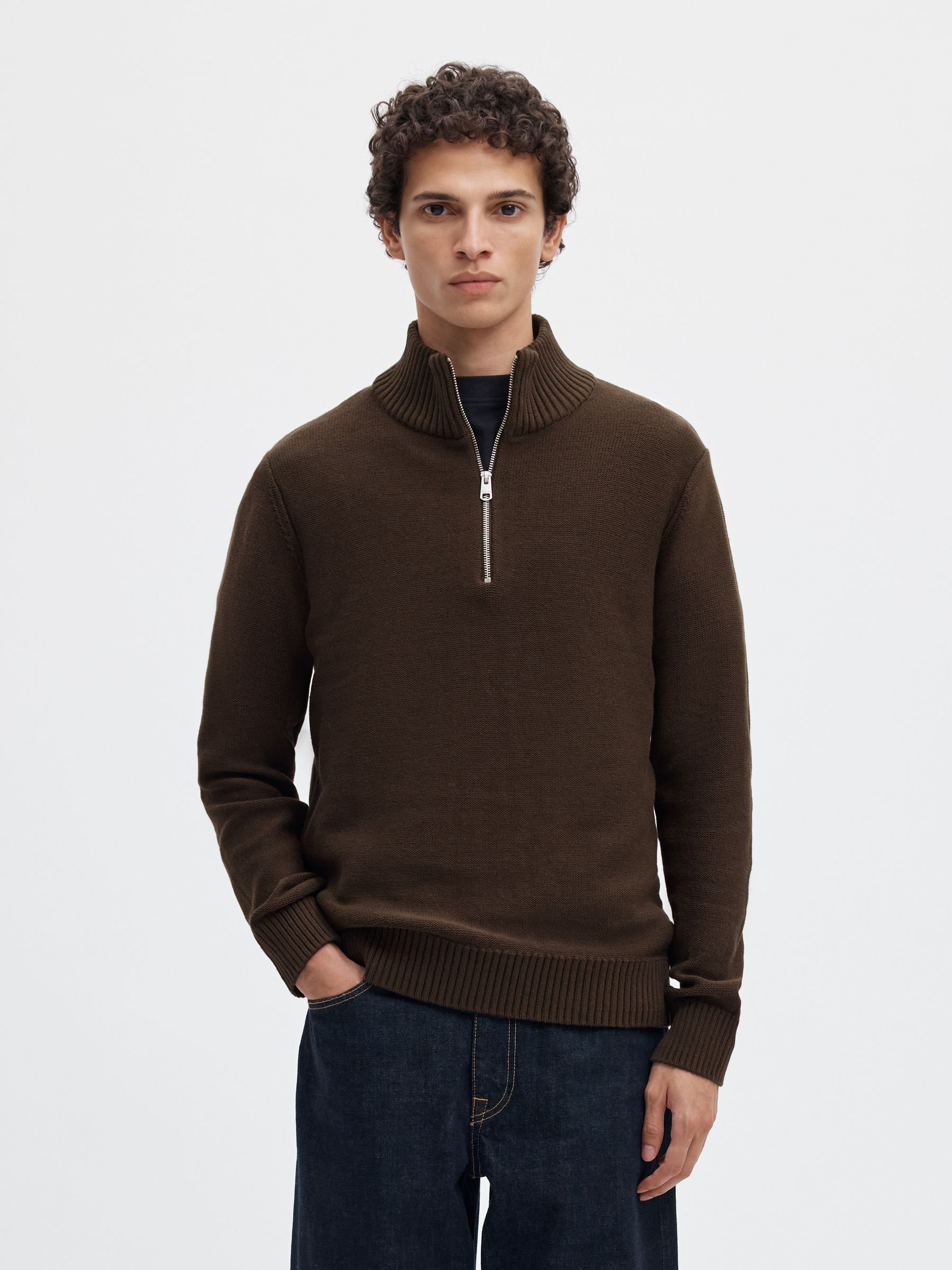 HALV GLIDELÅS PULLOVER