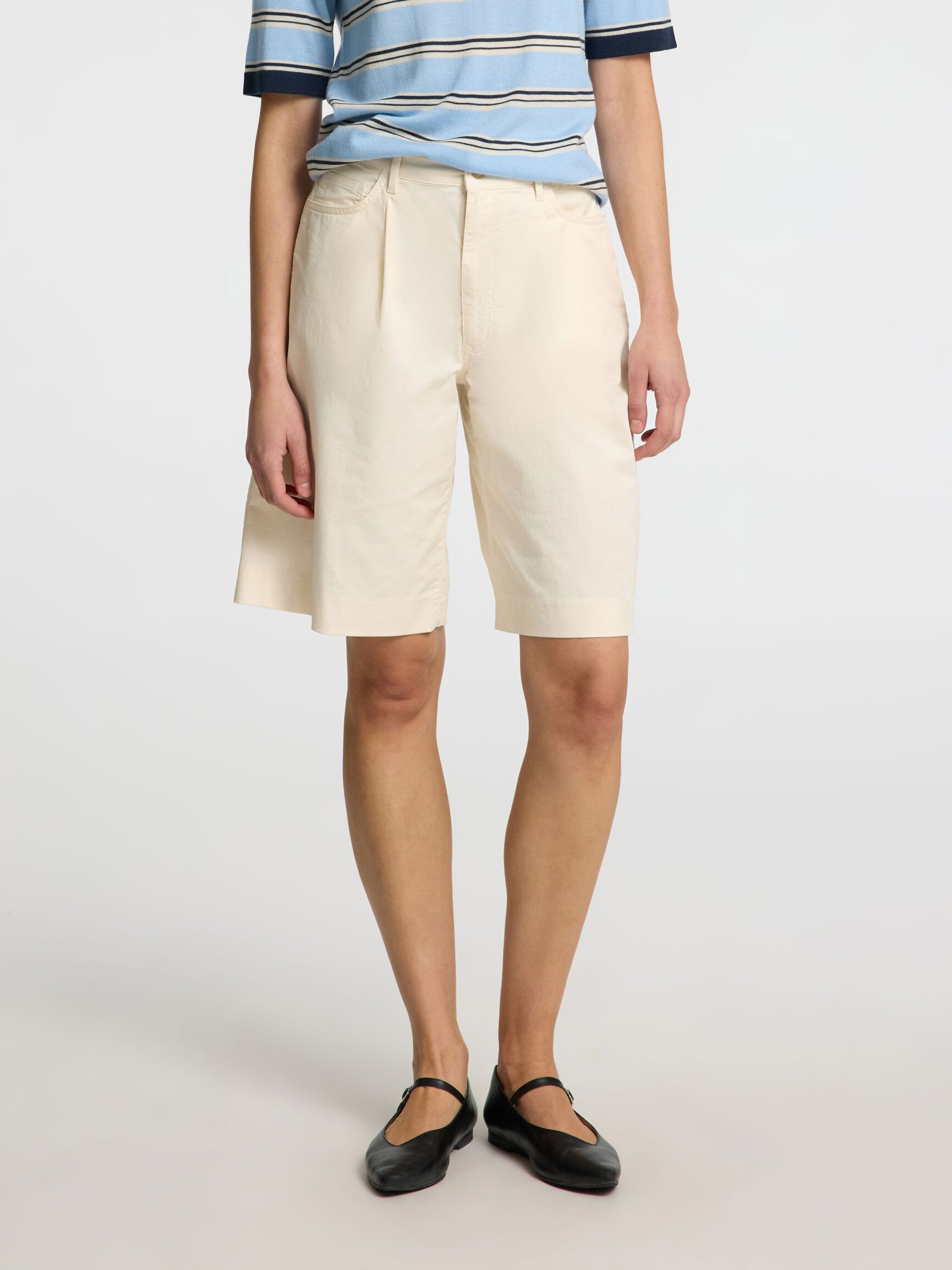 COTTON BERMUDA SHORTS
