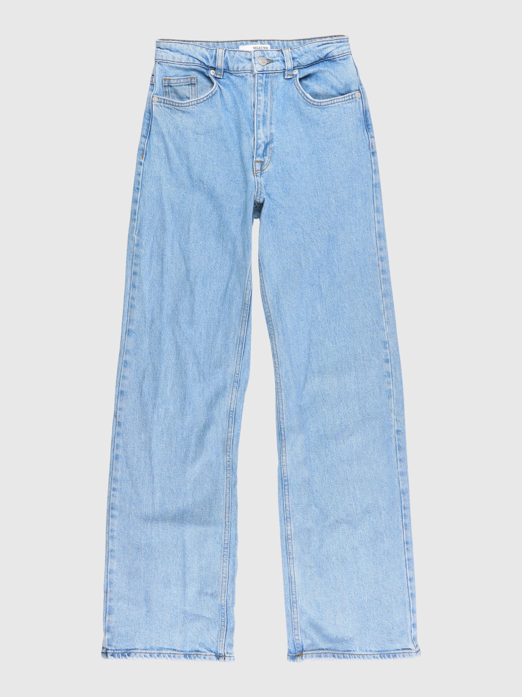 LIGHT WASH WIDE FIT JEANS