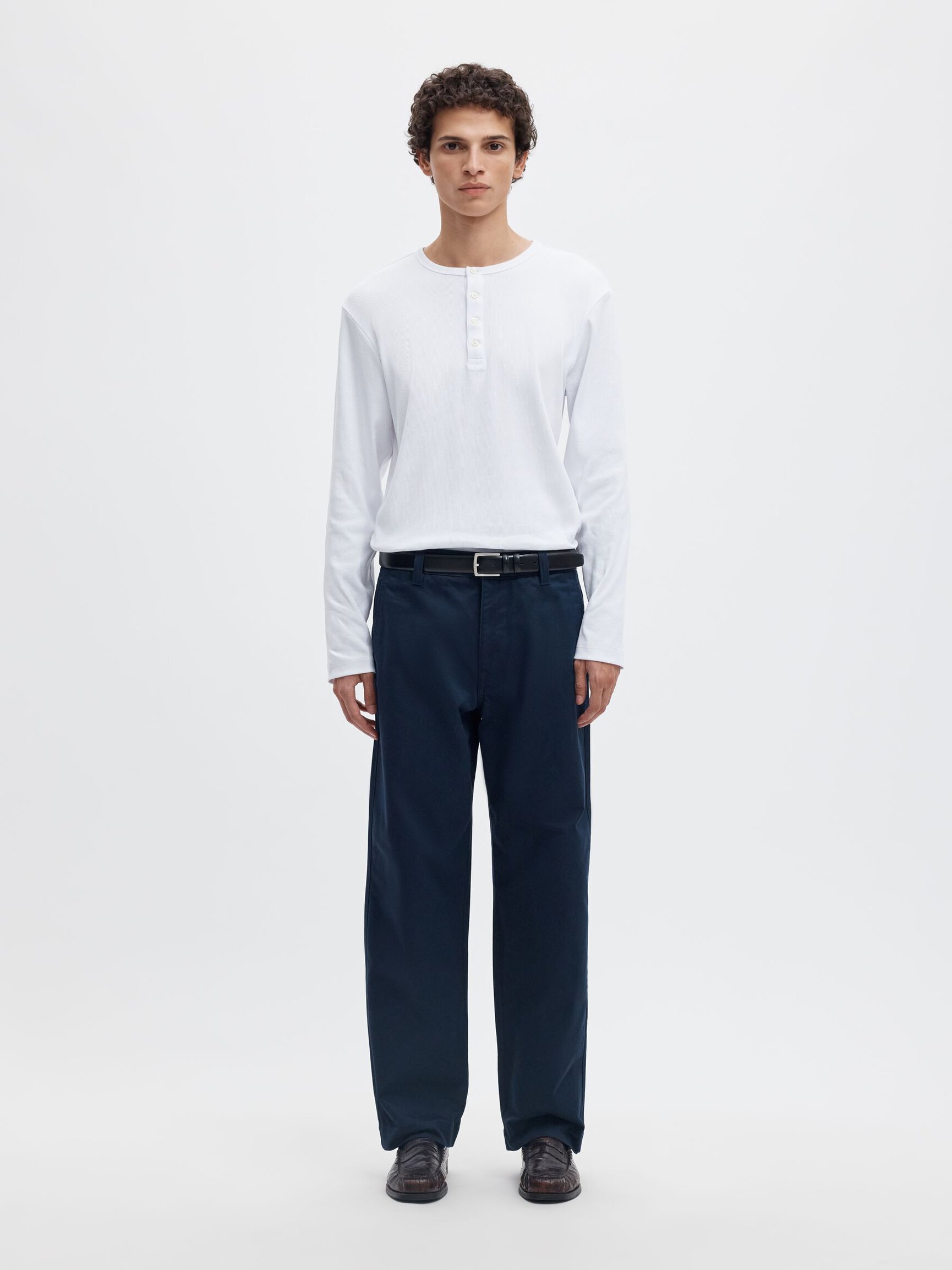 REIVEN RELAXED HEAVYWEIGHT COTTON TROUSERS TROUSERS