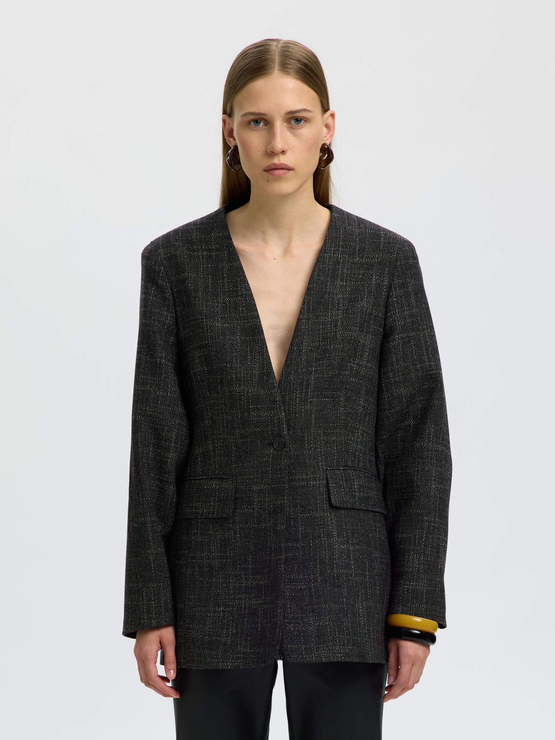 WOOL BLEND BLAZER