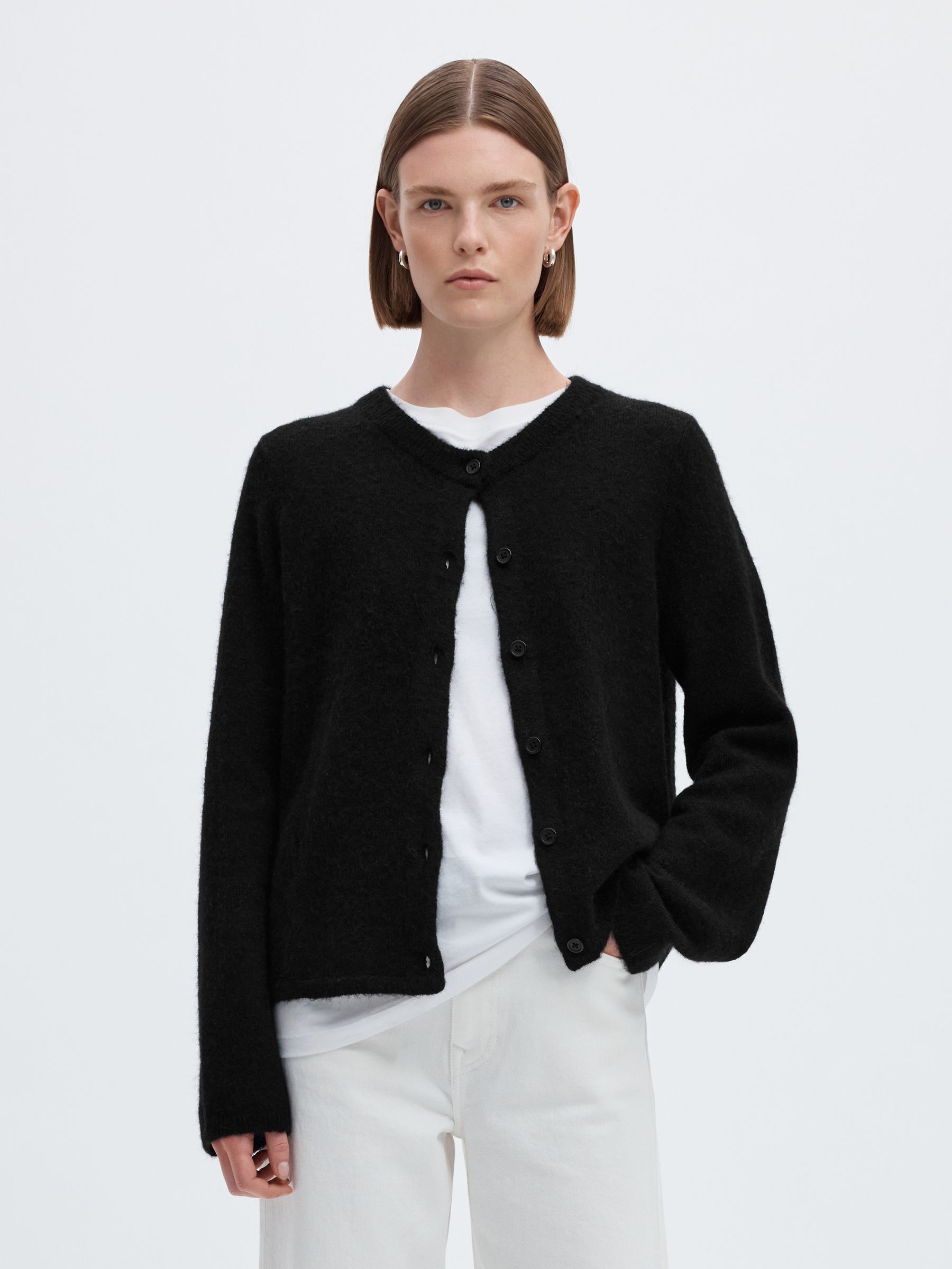 WOOL BLEND CARDIGAN