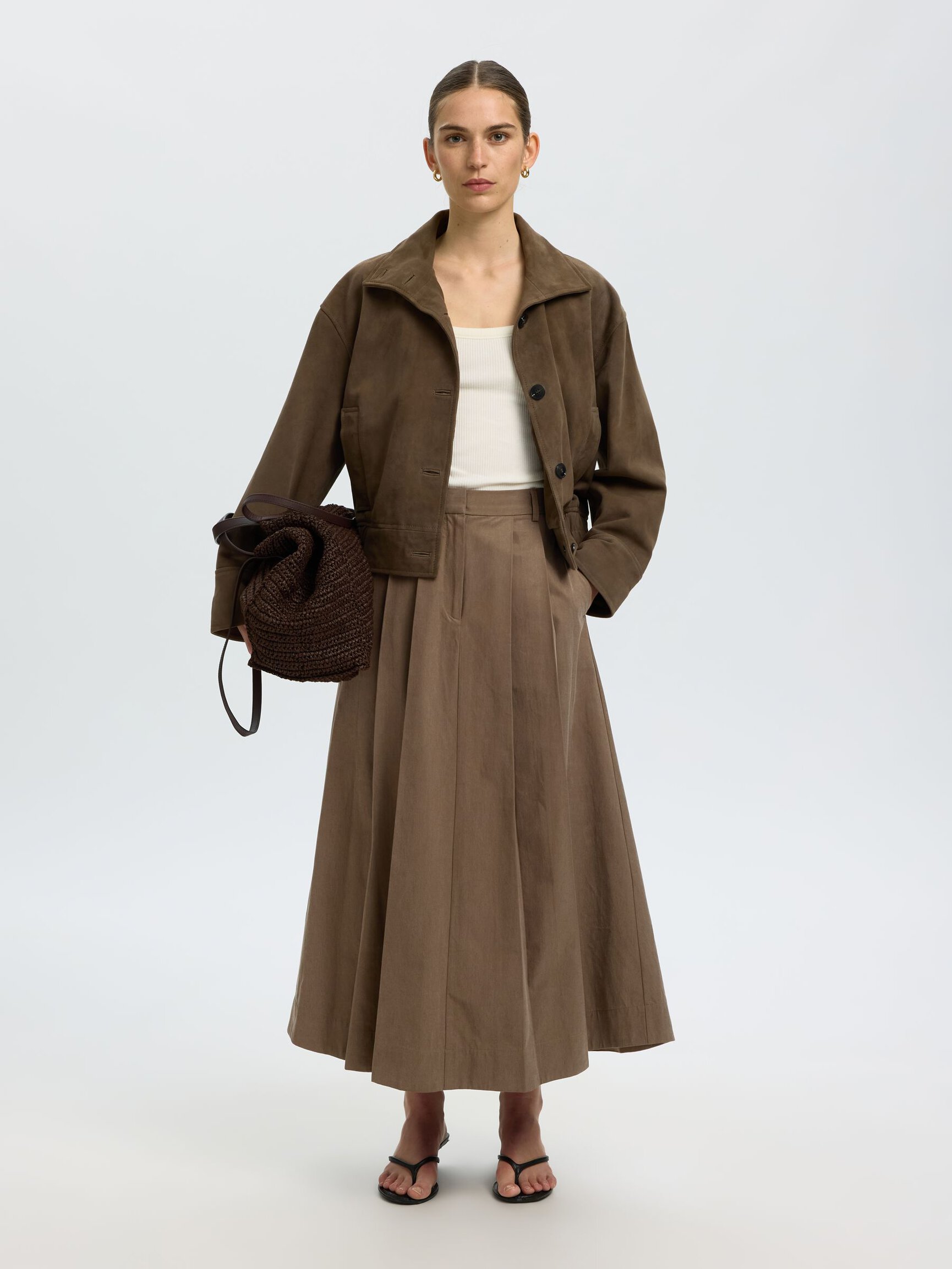 BAUMWOLLMIX MIDIROCK