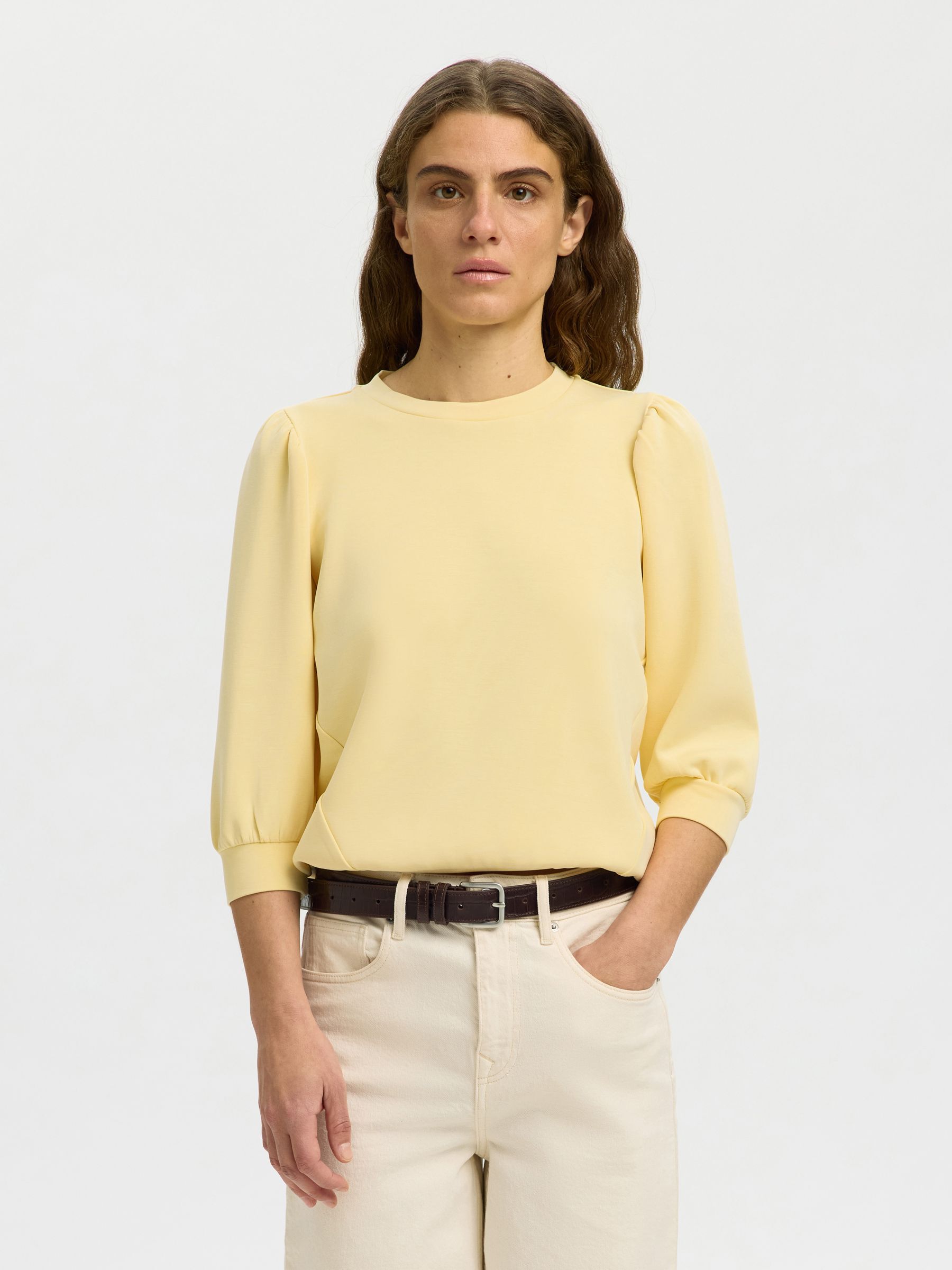 PUFF SLEEVE SWEATSHIRT