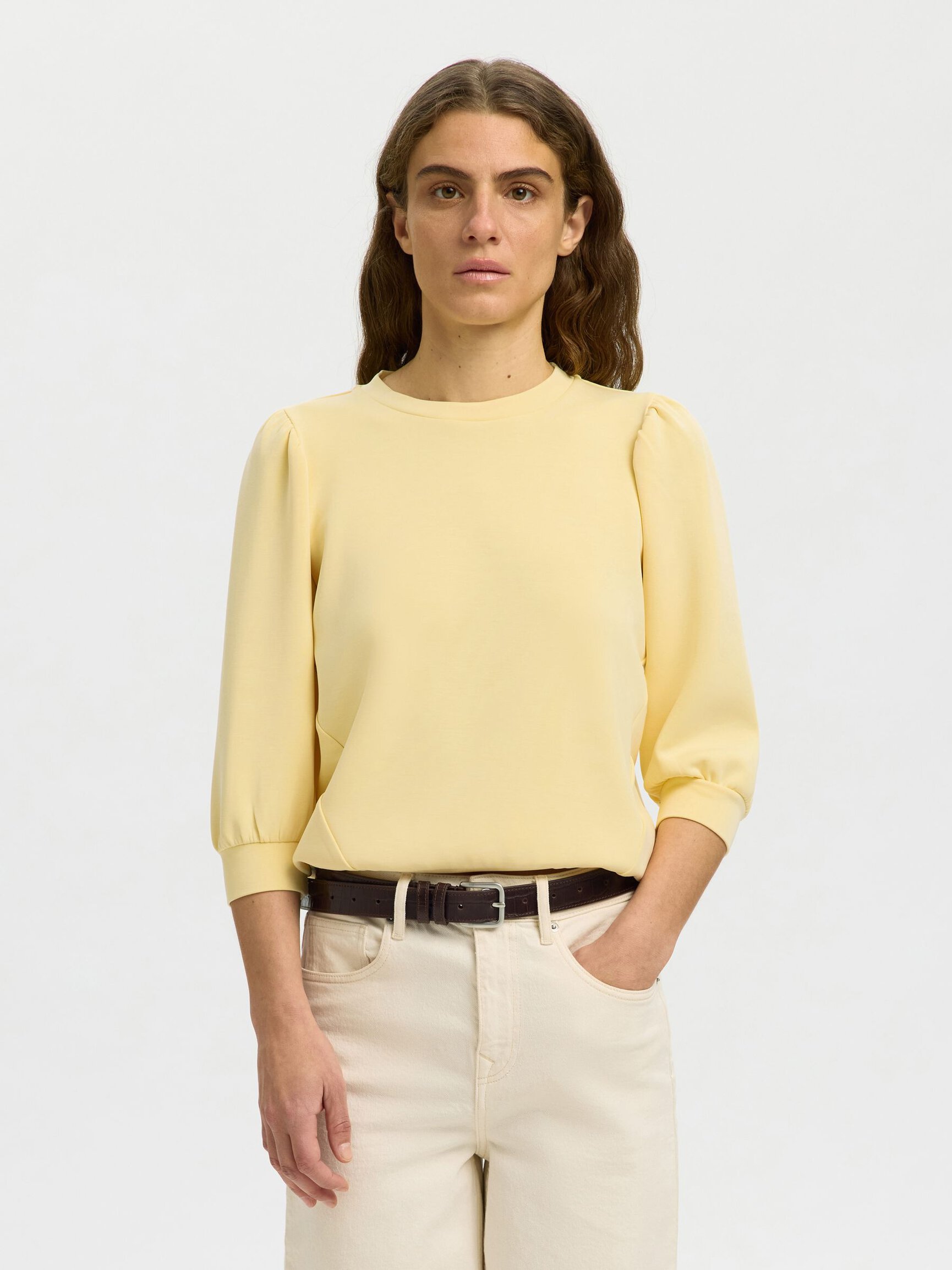 PUFF SLEEVE SWEATSHIRT