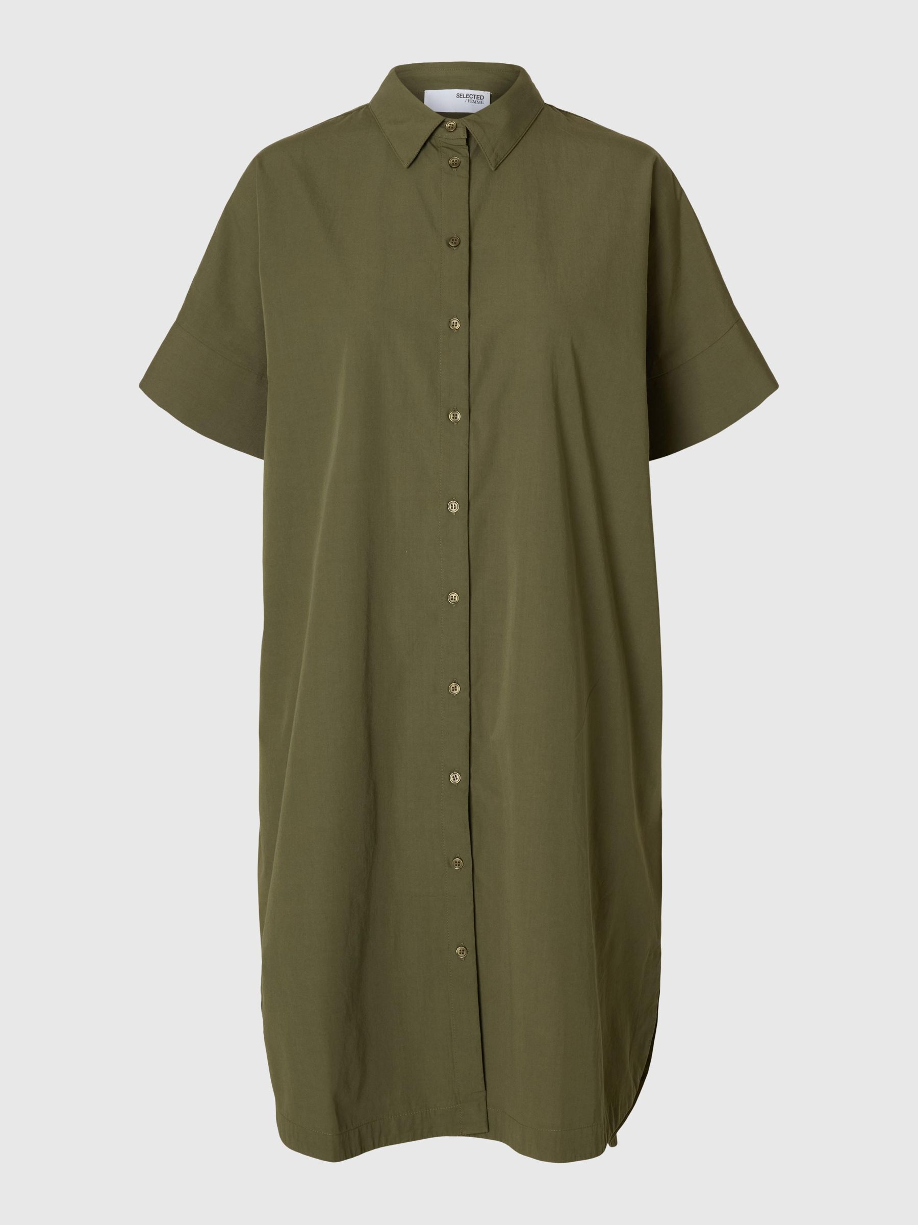 COTTON SHIRT DRESS