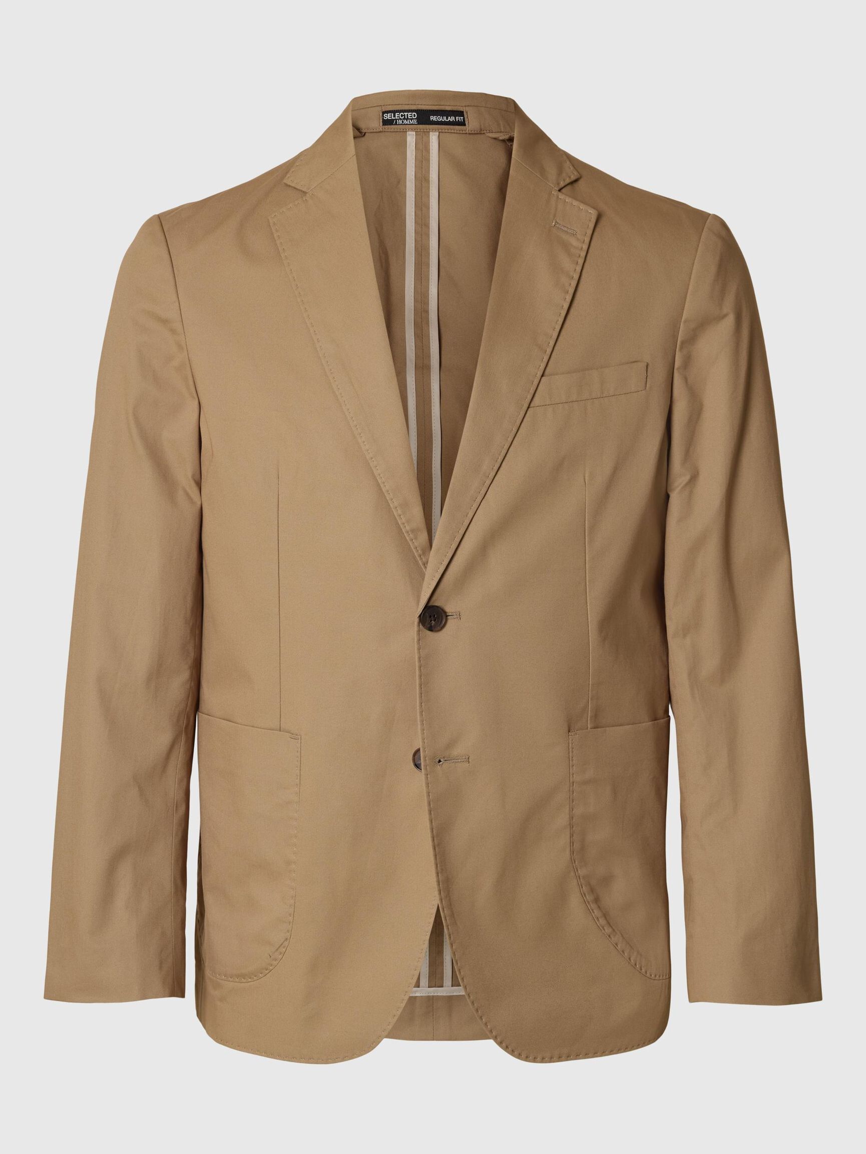 100% BOMULD BLAZER, Kelp, highres