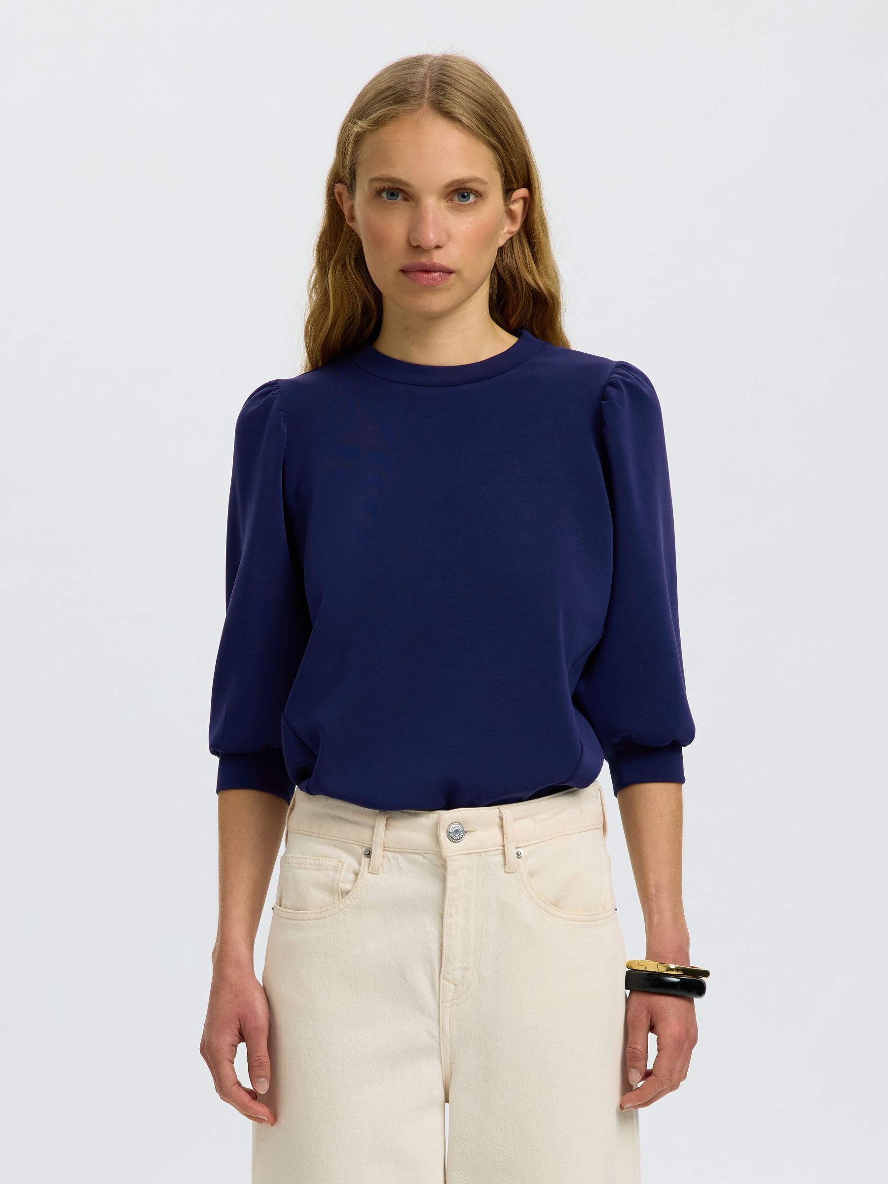 PUFF SLEEVE SWEATSHIRT