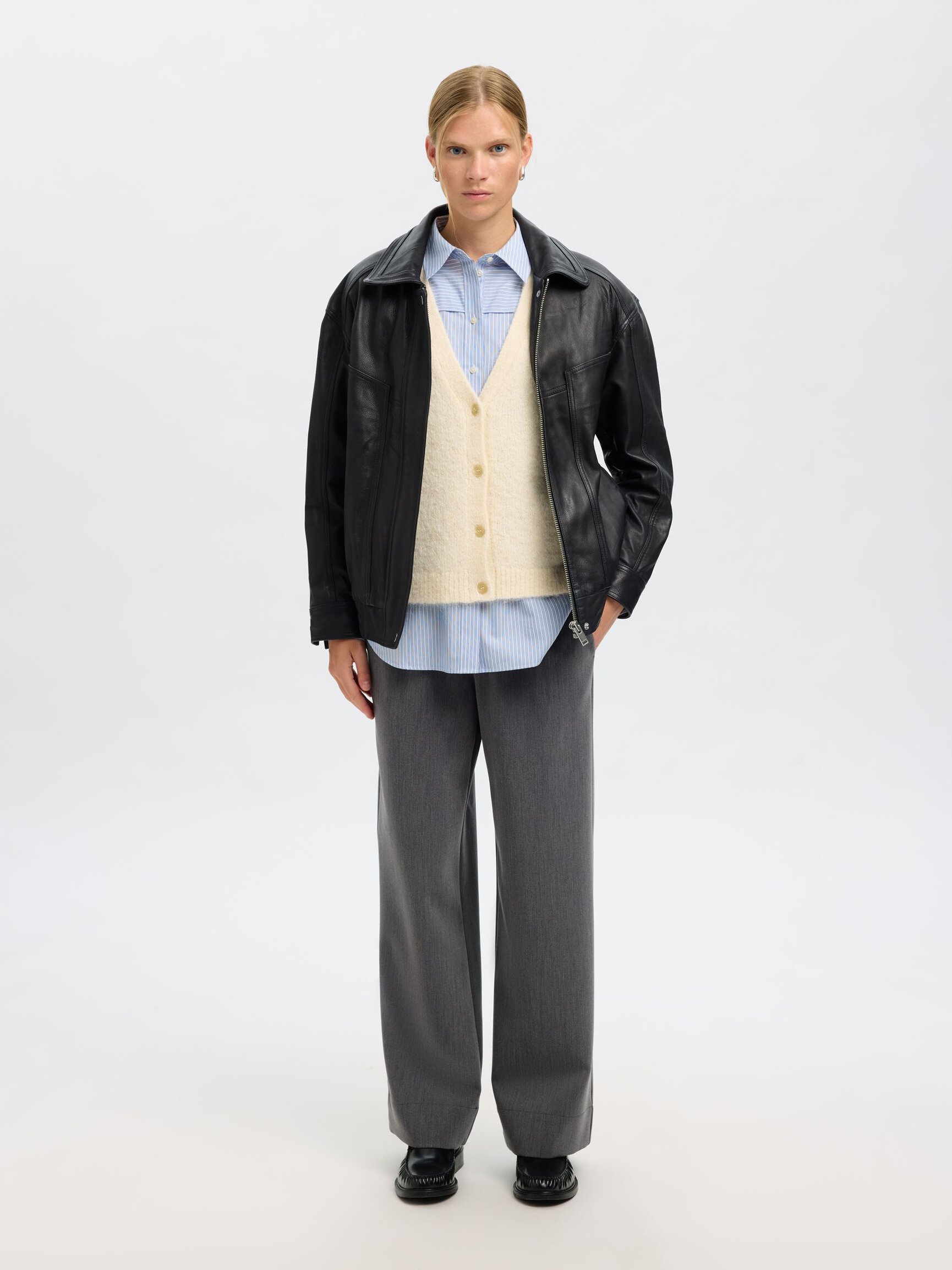 ALPACA WOOL BLEND KNITTED VEST