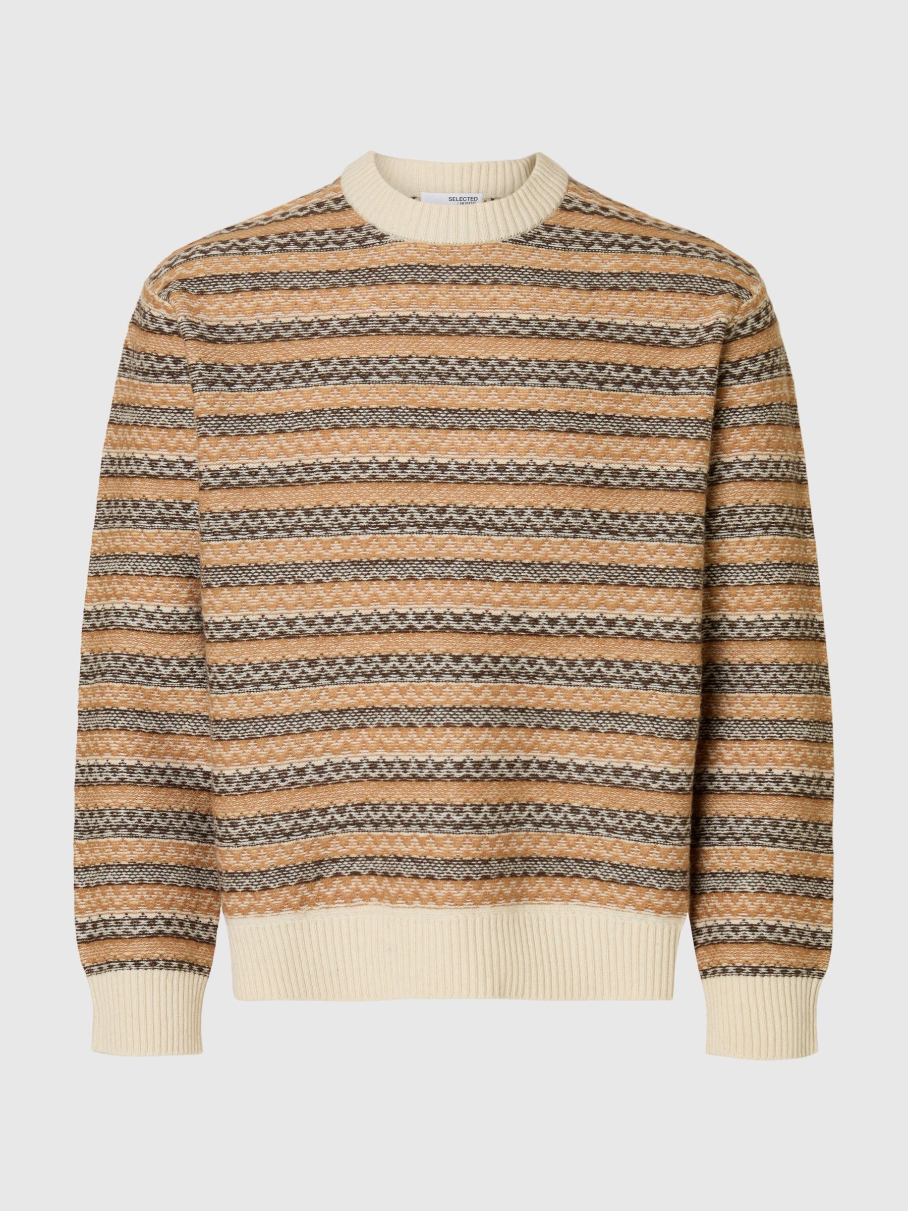WOOL BLEND KNITTED PULLOVER