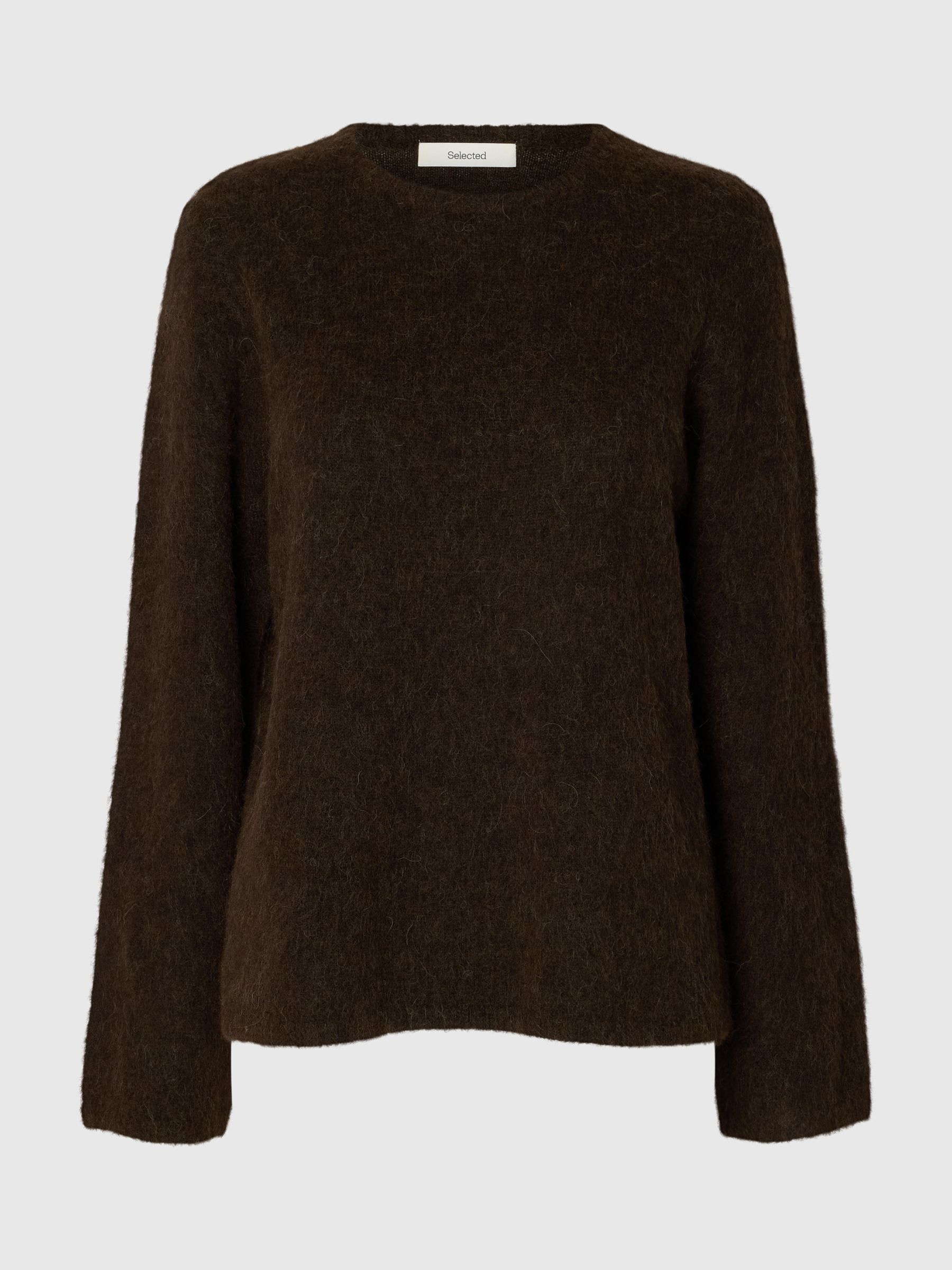 WOOL BLEND KNITTED JUMPER