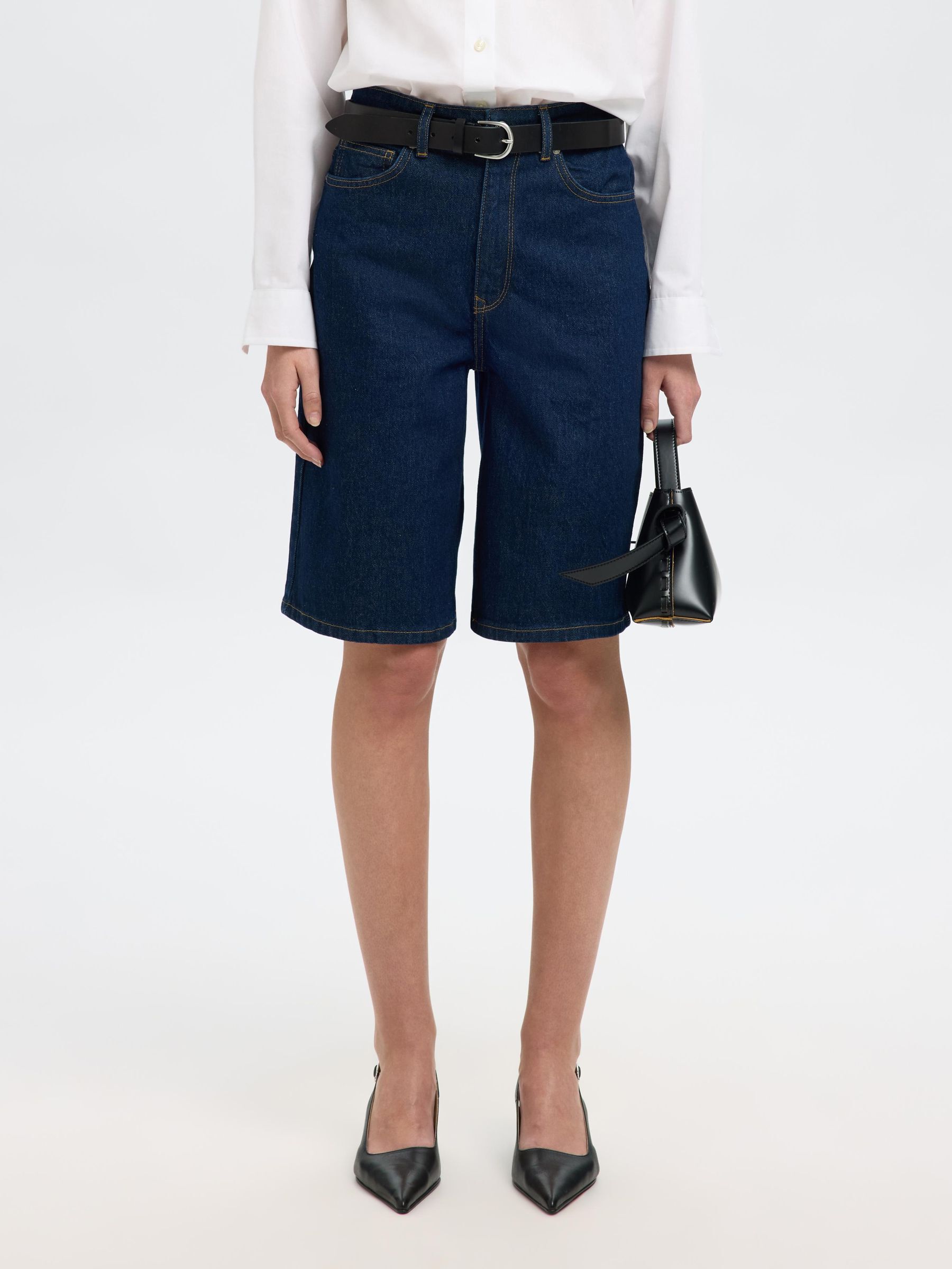 DENIM BERMUDASHORTS