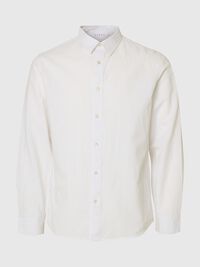 LANGE MOUWEN OVERHEMD, White, highres