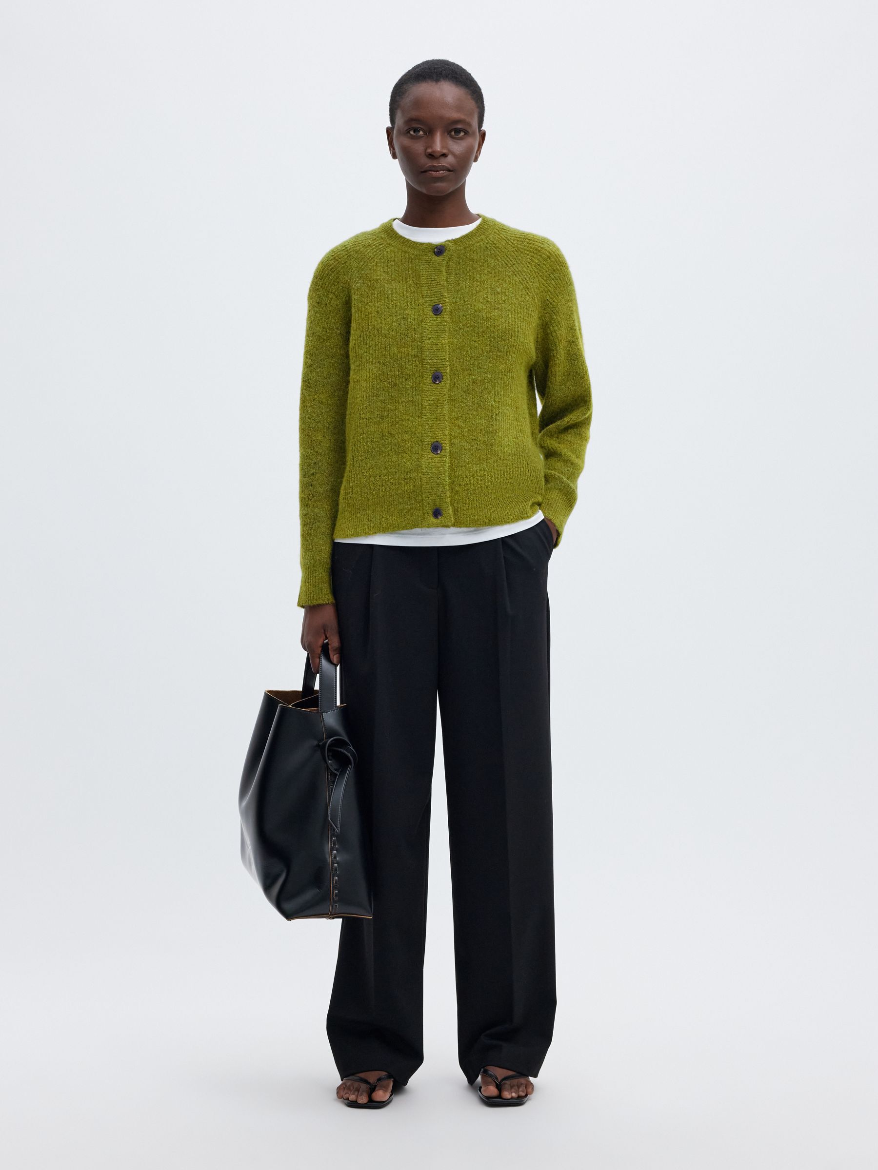 WOOL BLEND CARDIGAN