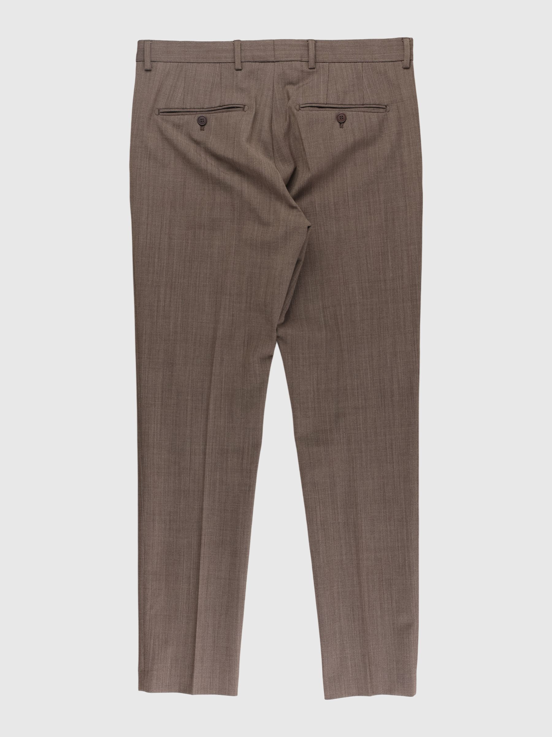GESTREKEN PLOOI PANTALON