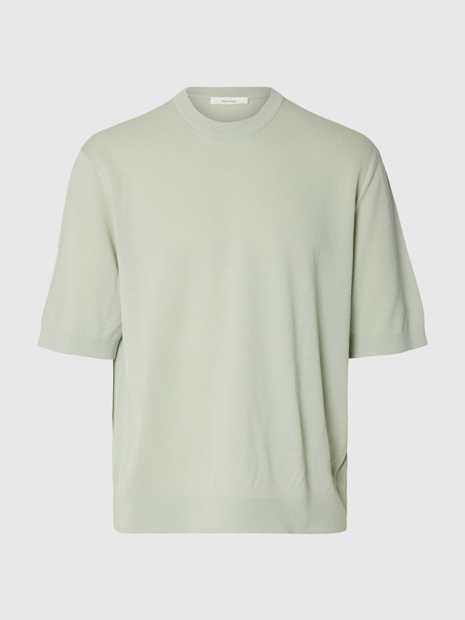 KNITTED COTTON T-SHIRT