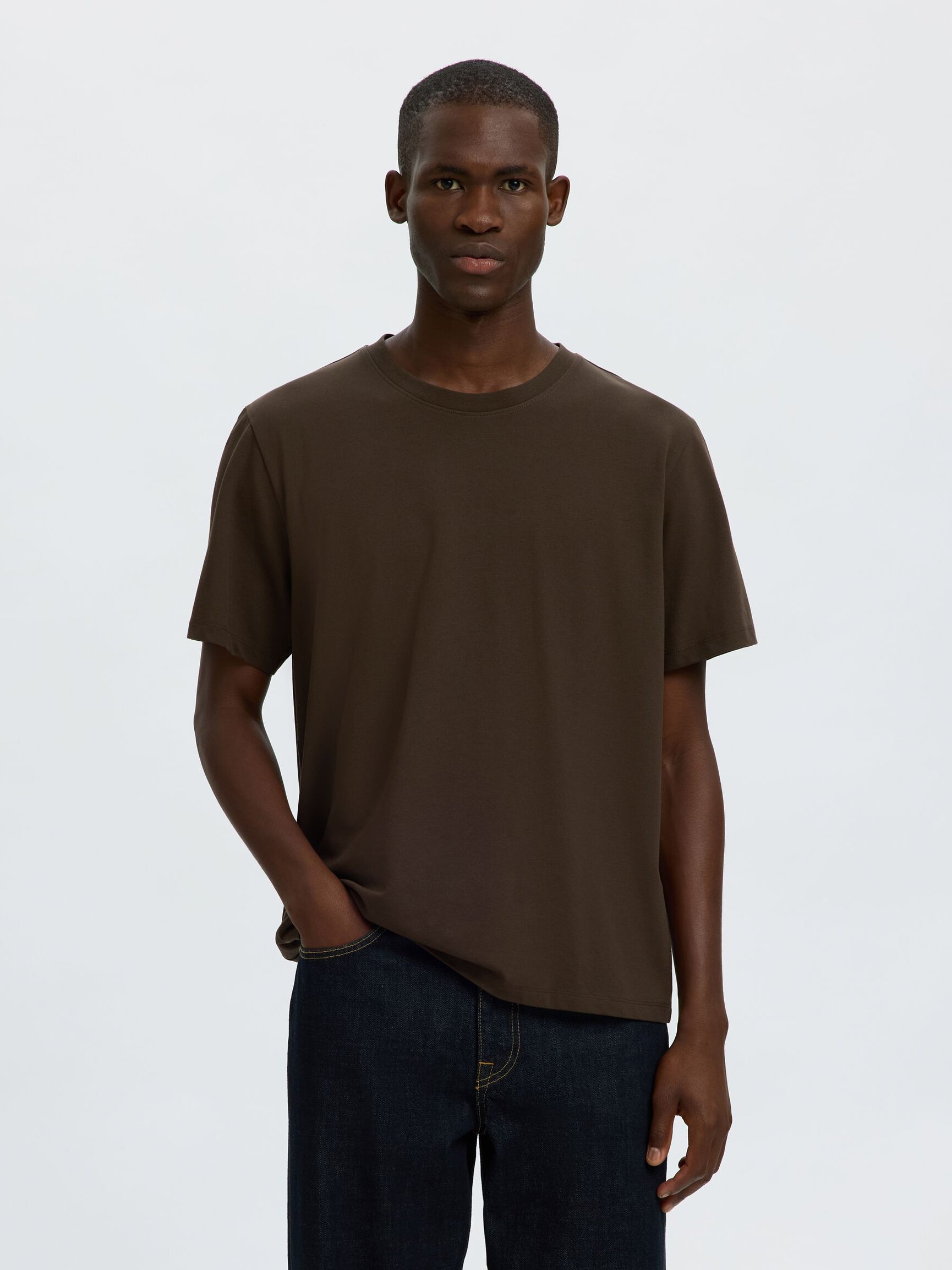REGULAR FIT BAUMWOLL T-SHIRT