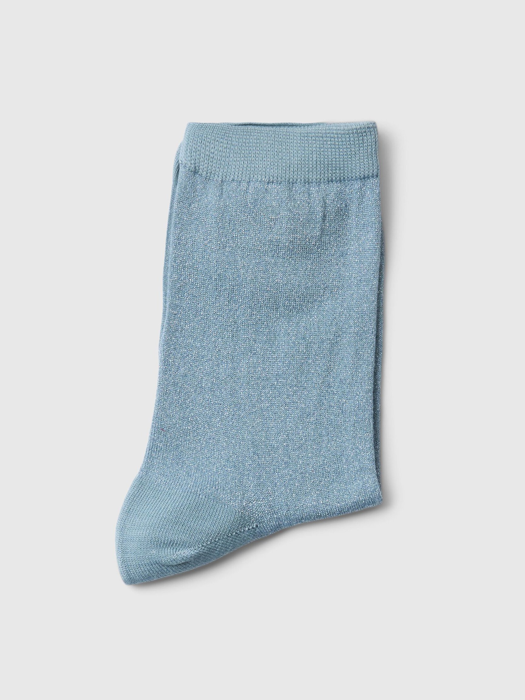 KNITTED GLITTER SOCKS