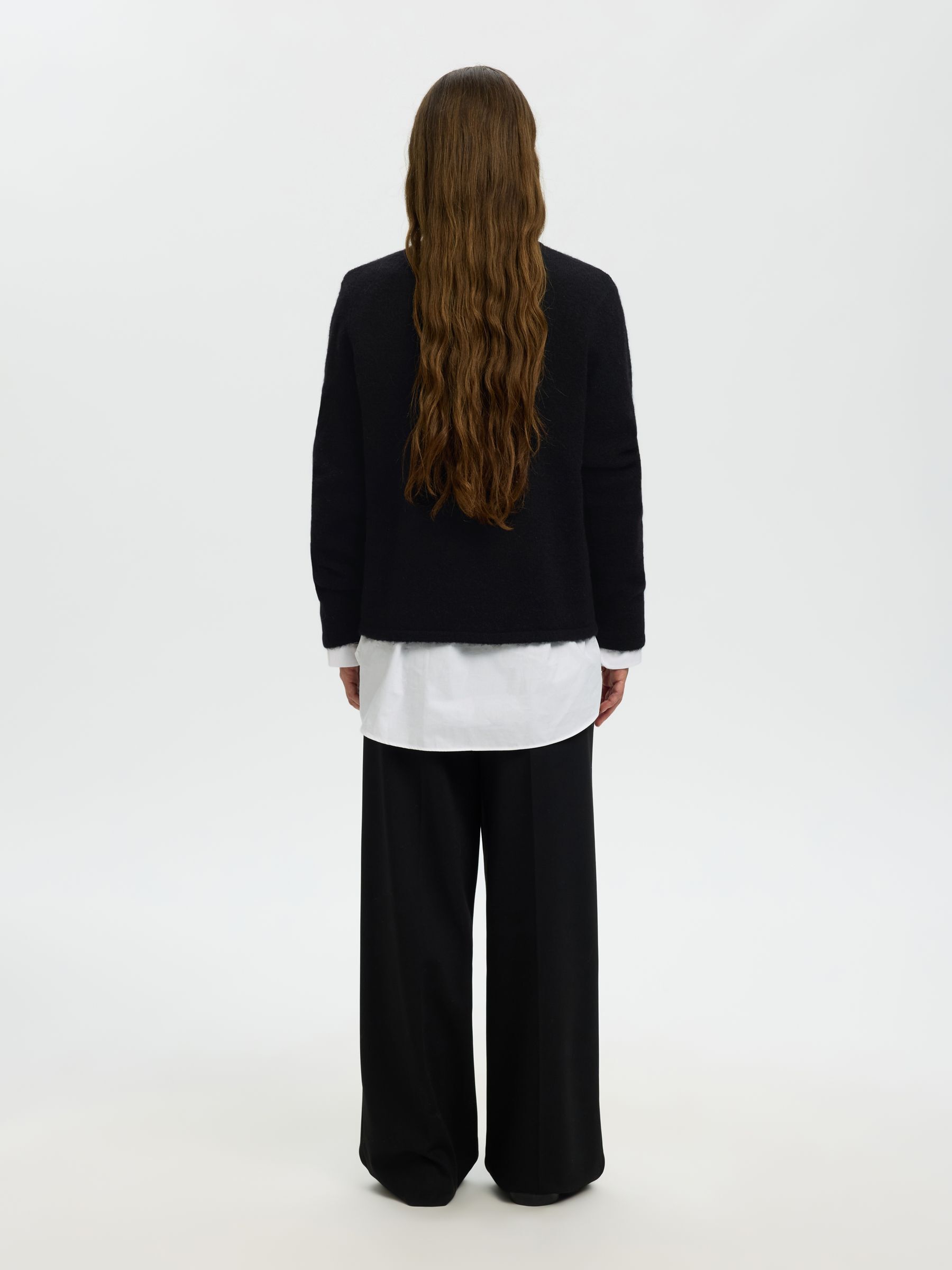 WOOL BLEND KNITTED PULLOVER