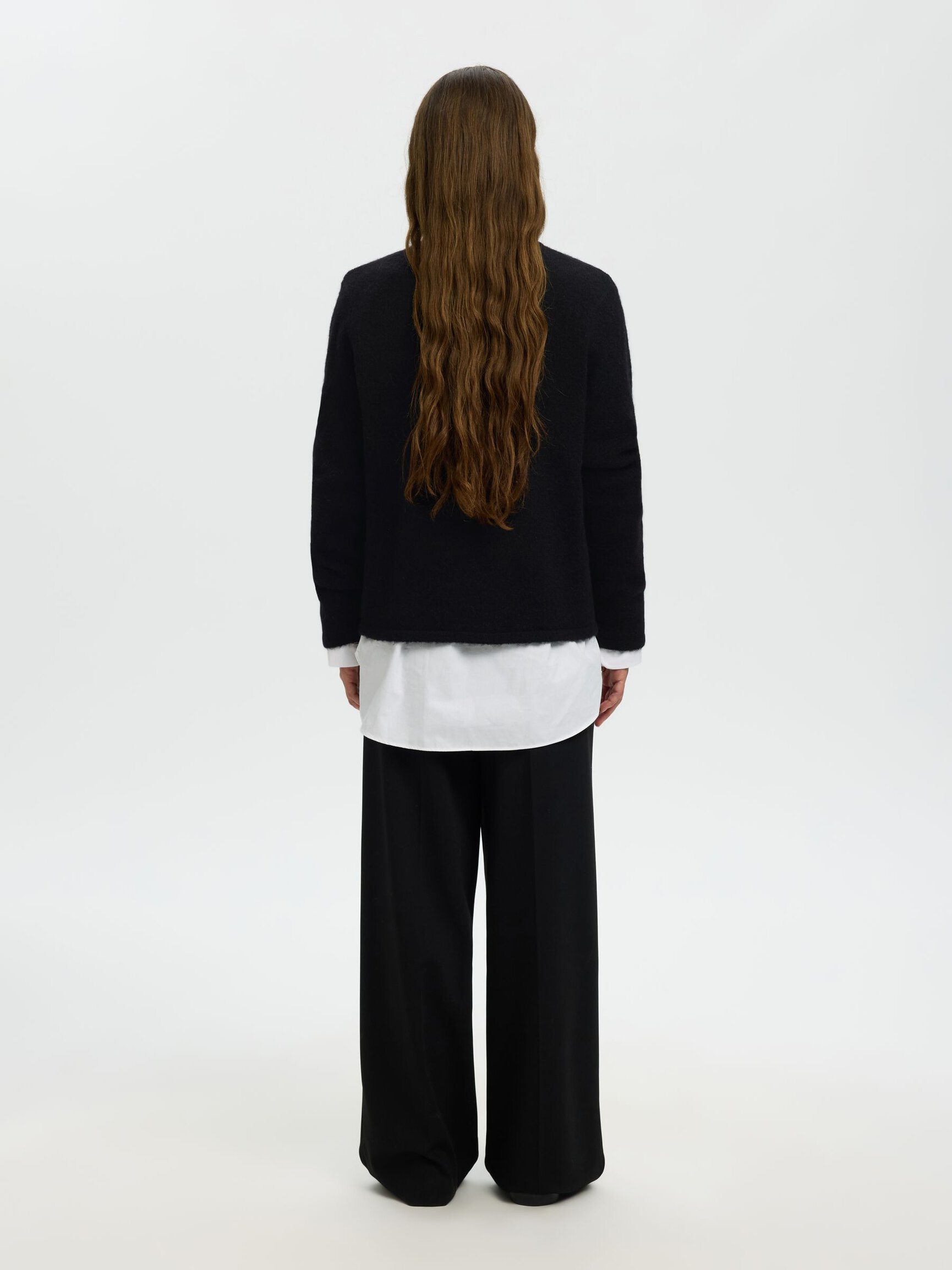WOOL BLEND KNITTED PULLOVER