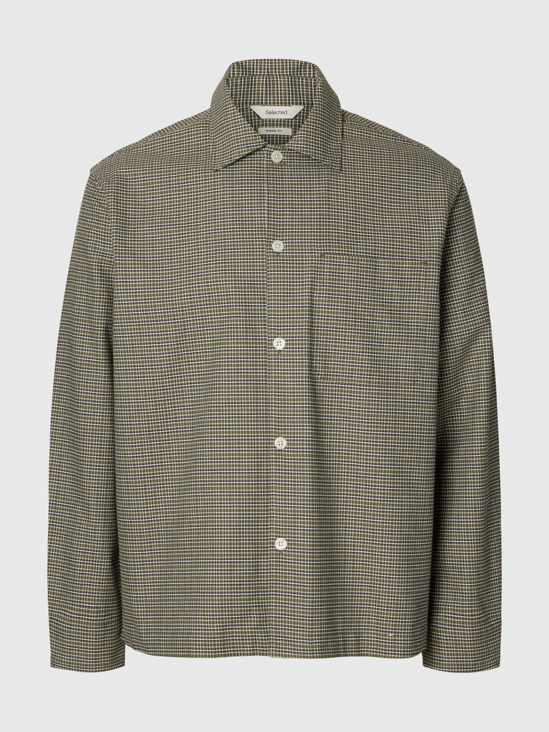 CORTE RELAJADO, EN ALGODÓN CAMISA