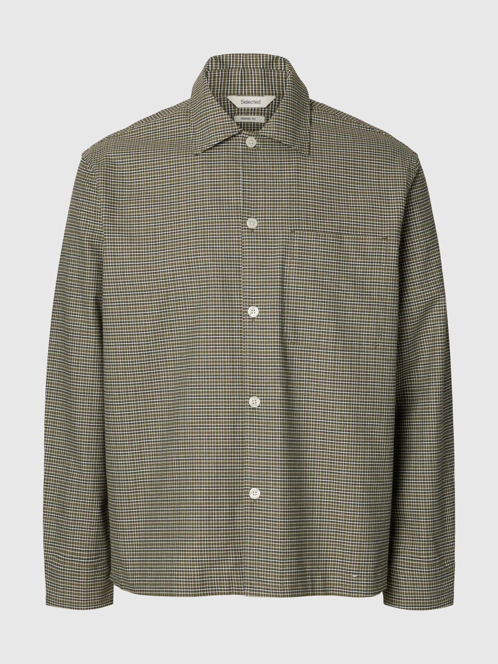 CORTE RELAJADO, EN ALGODÓN CAMISA