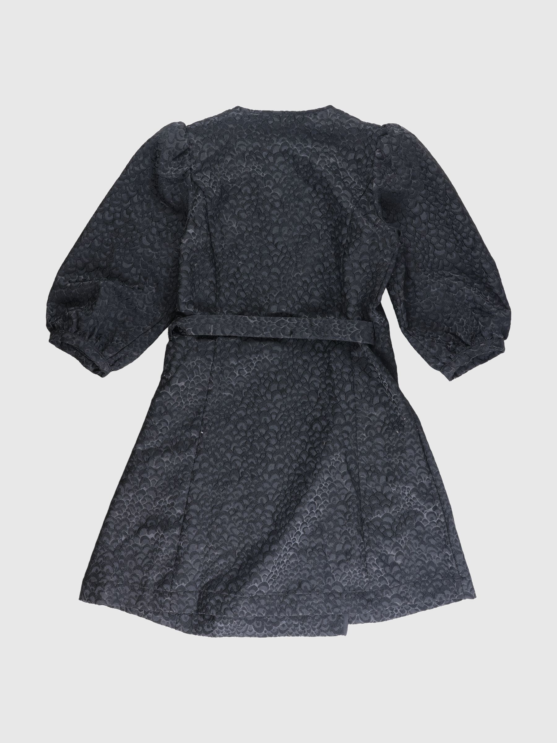 JACQUARD MINI SLÅ OM KJOLE