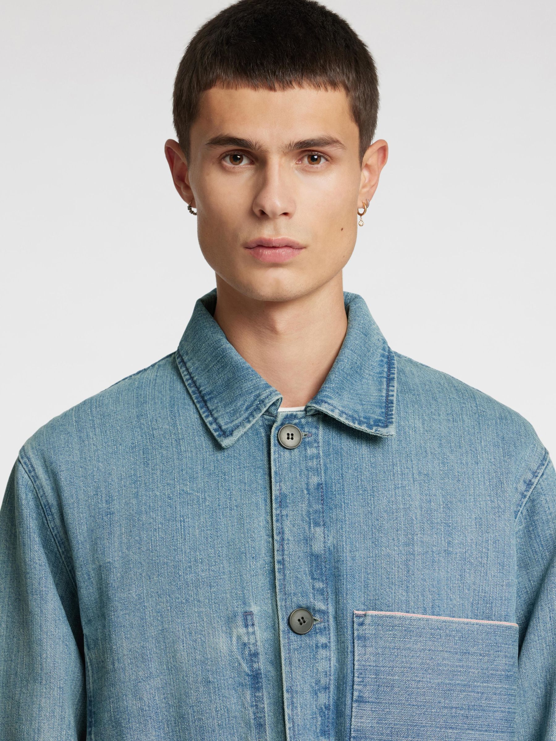 BOXY FIT  DENIM SHIRT