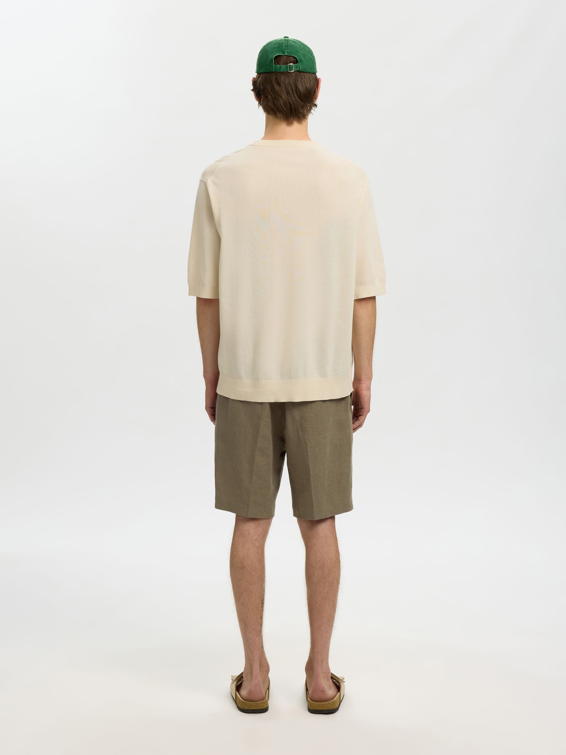 KNITTED COTTON T-SHIRT