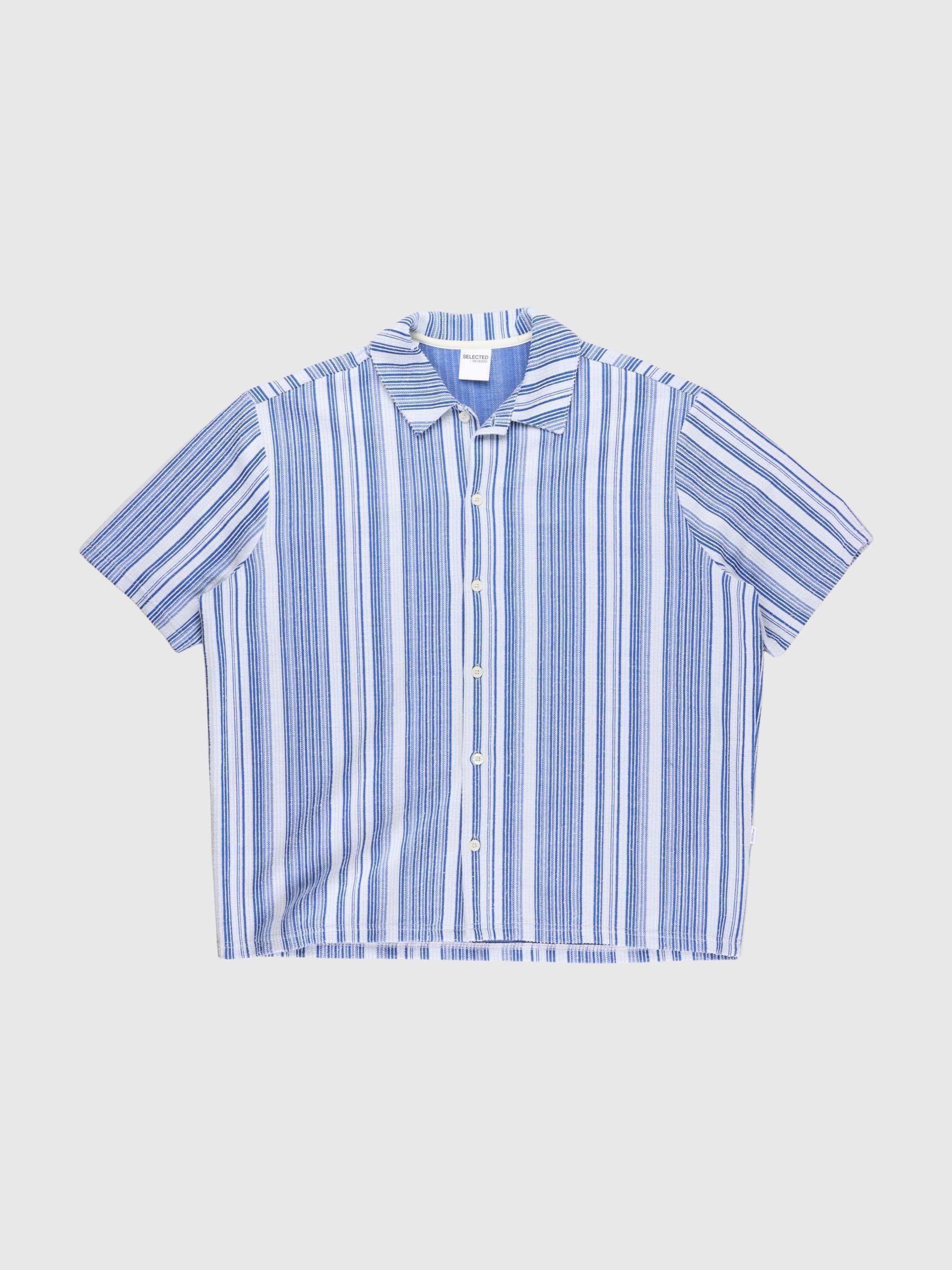 STRIPED SHORT SLEEVED SHIRT
