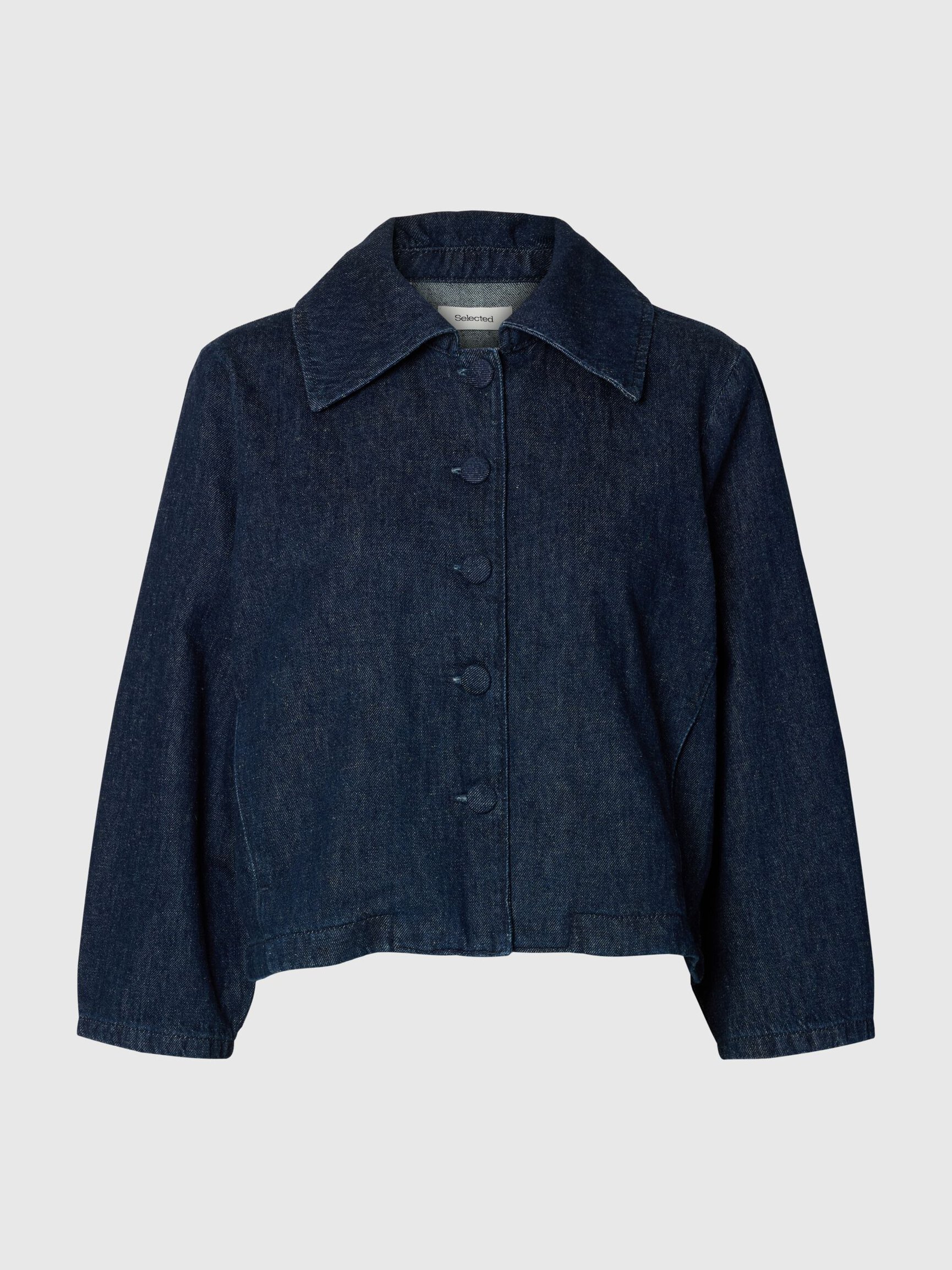 3/4 SLEEVED DENIM JACKET