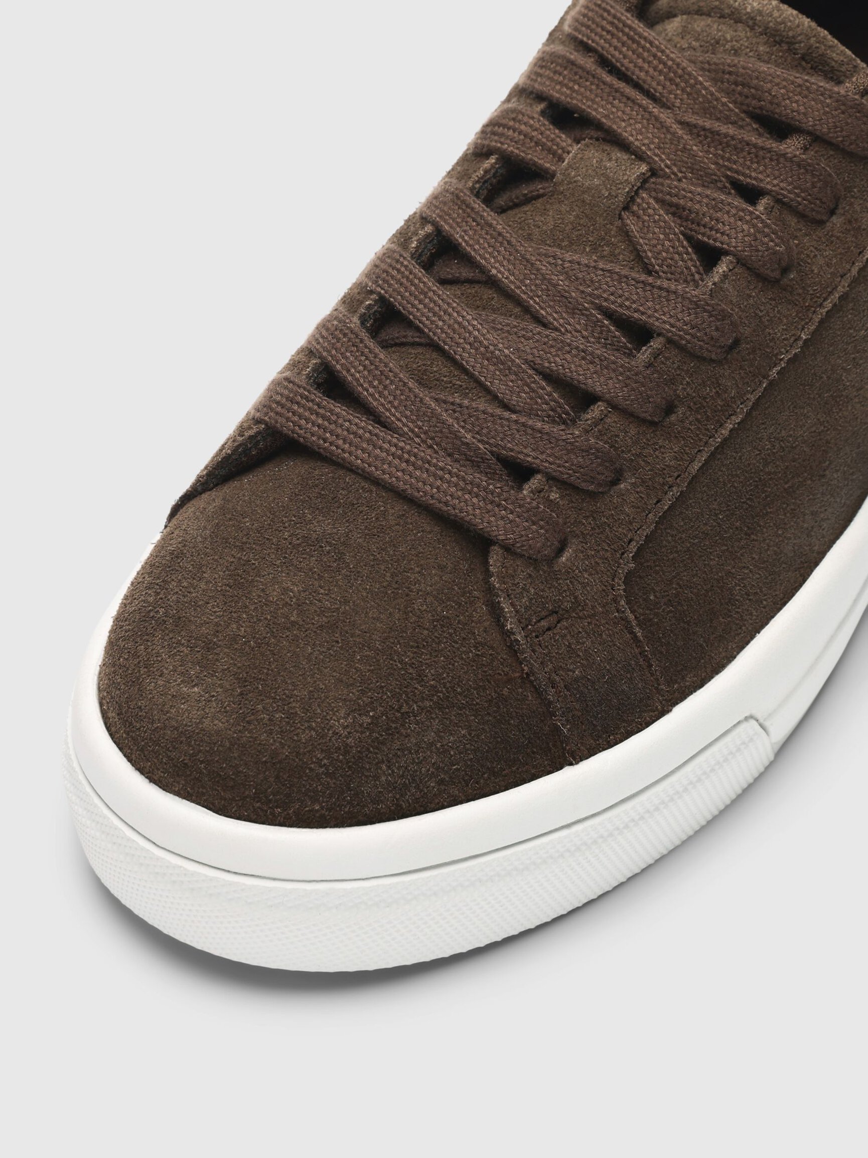 SUEDE CHUNKY SOLE TRAINERS