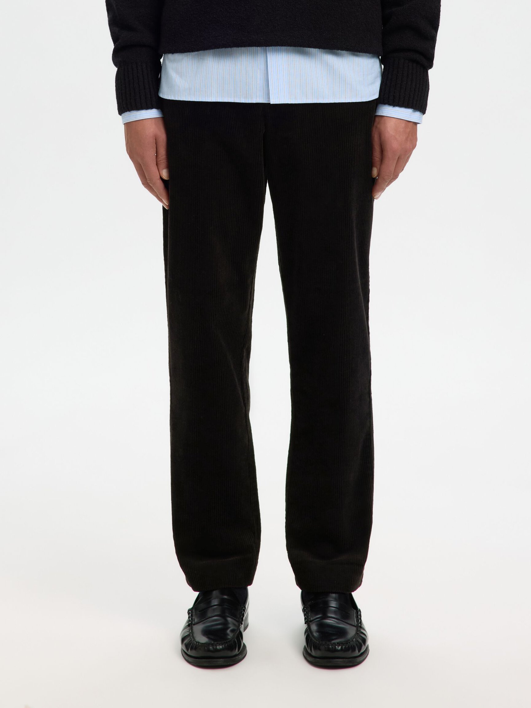 CORDUROY REGULAR FIT TROUSERS