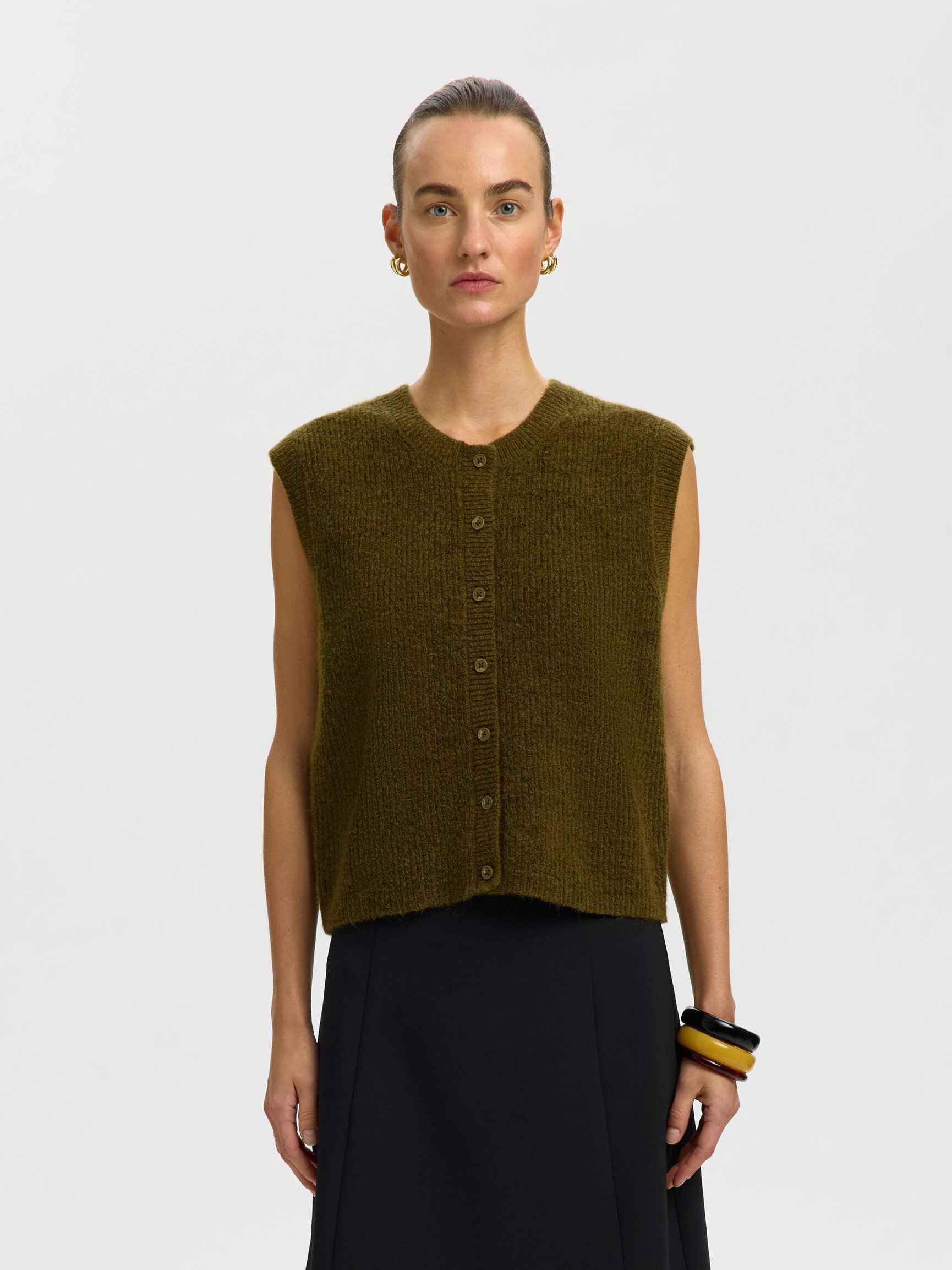 WOOL BLEND WAISTCOAT