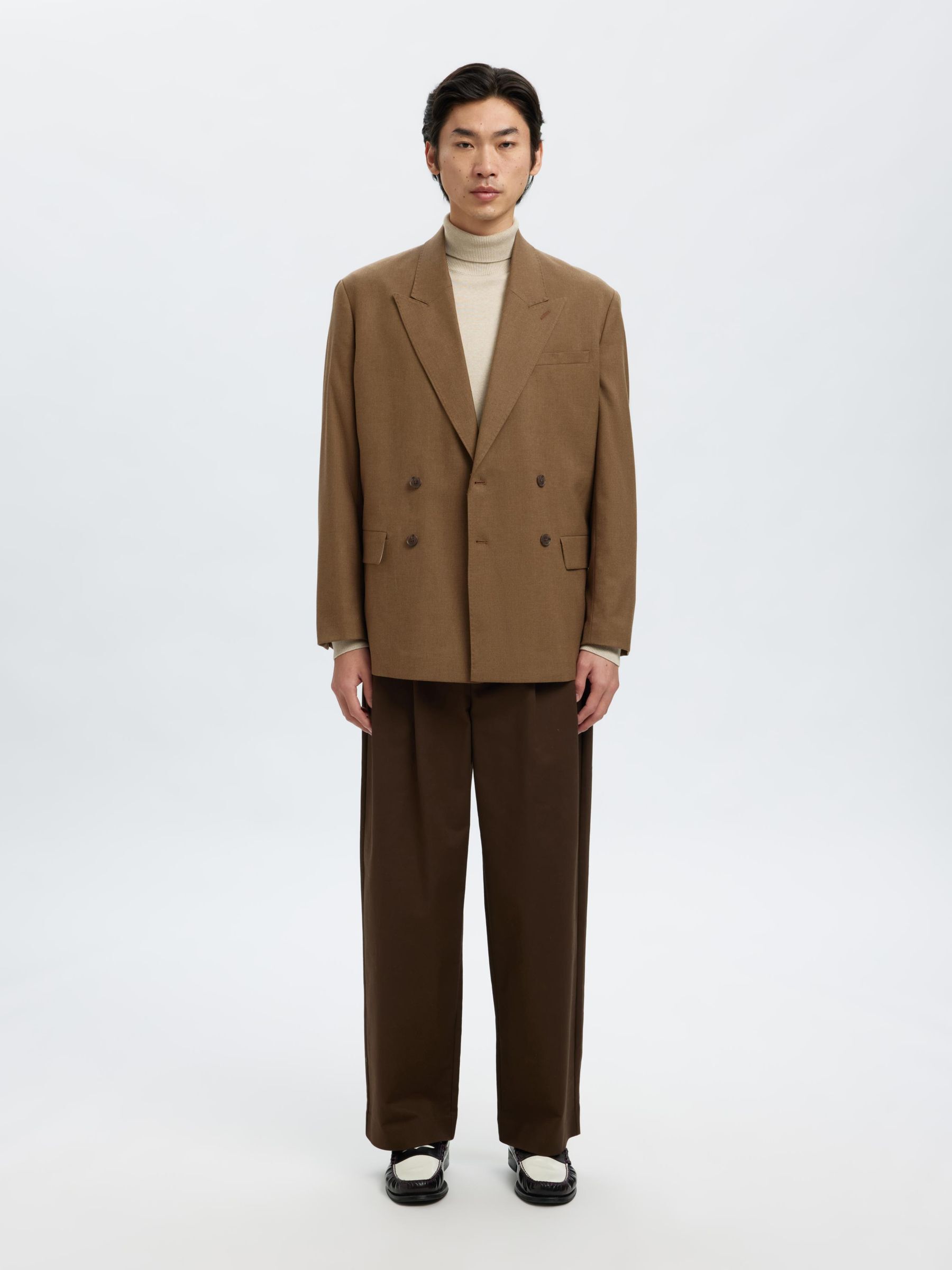 RELAXED FIT DOBBELTSPENT BLAZER