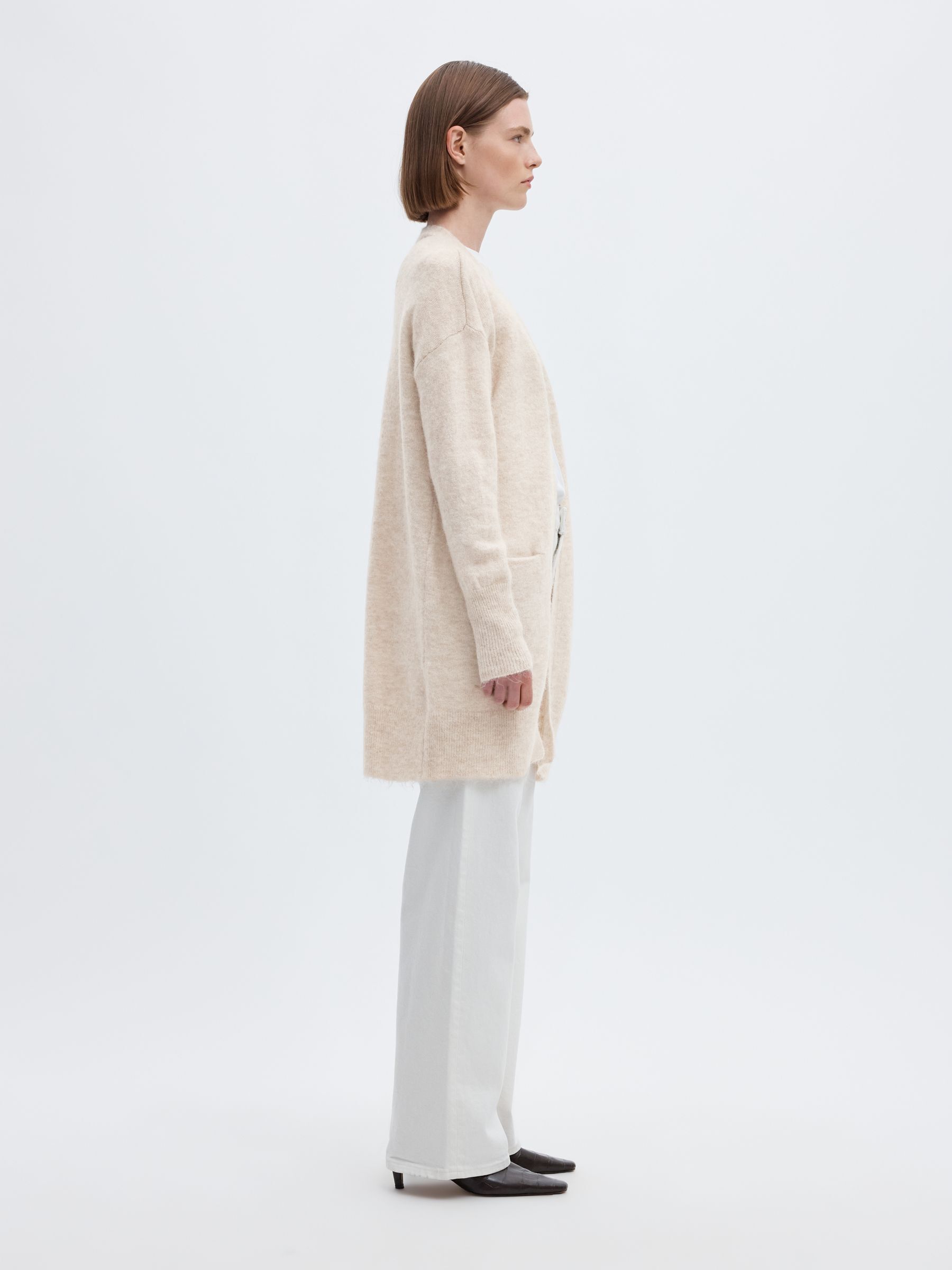 LANGE STRICKJACKE