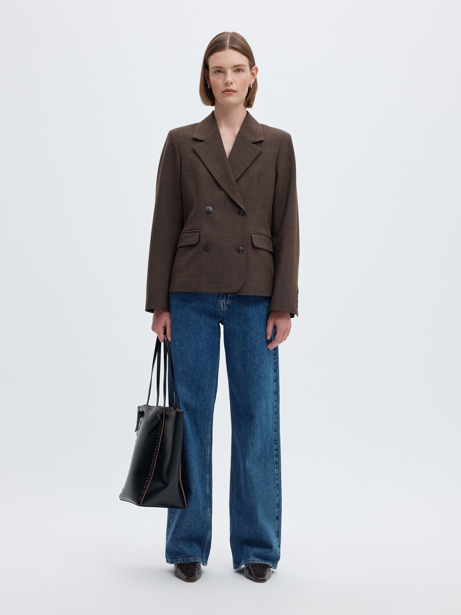 HIGH WAISTED WIDE LEG JEANS