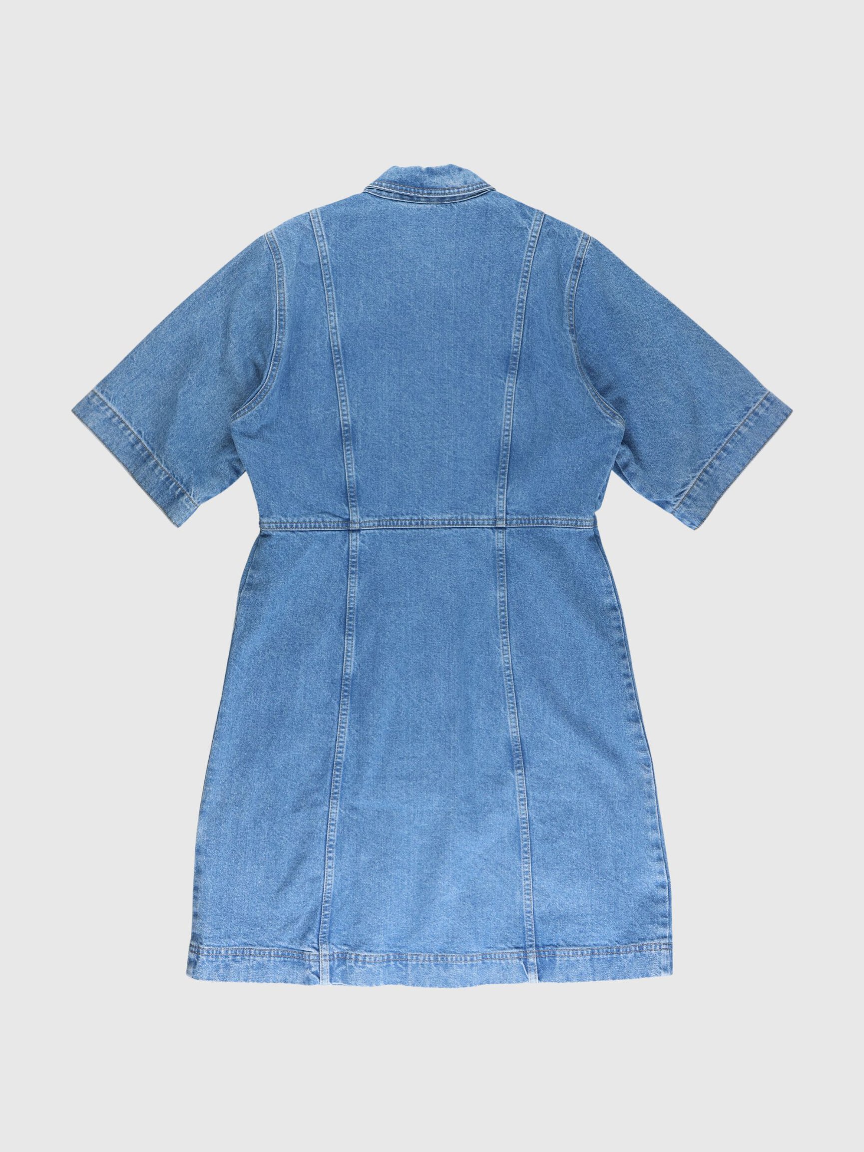 DENIM MIDI DRESS
