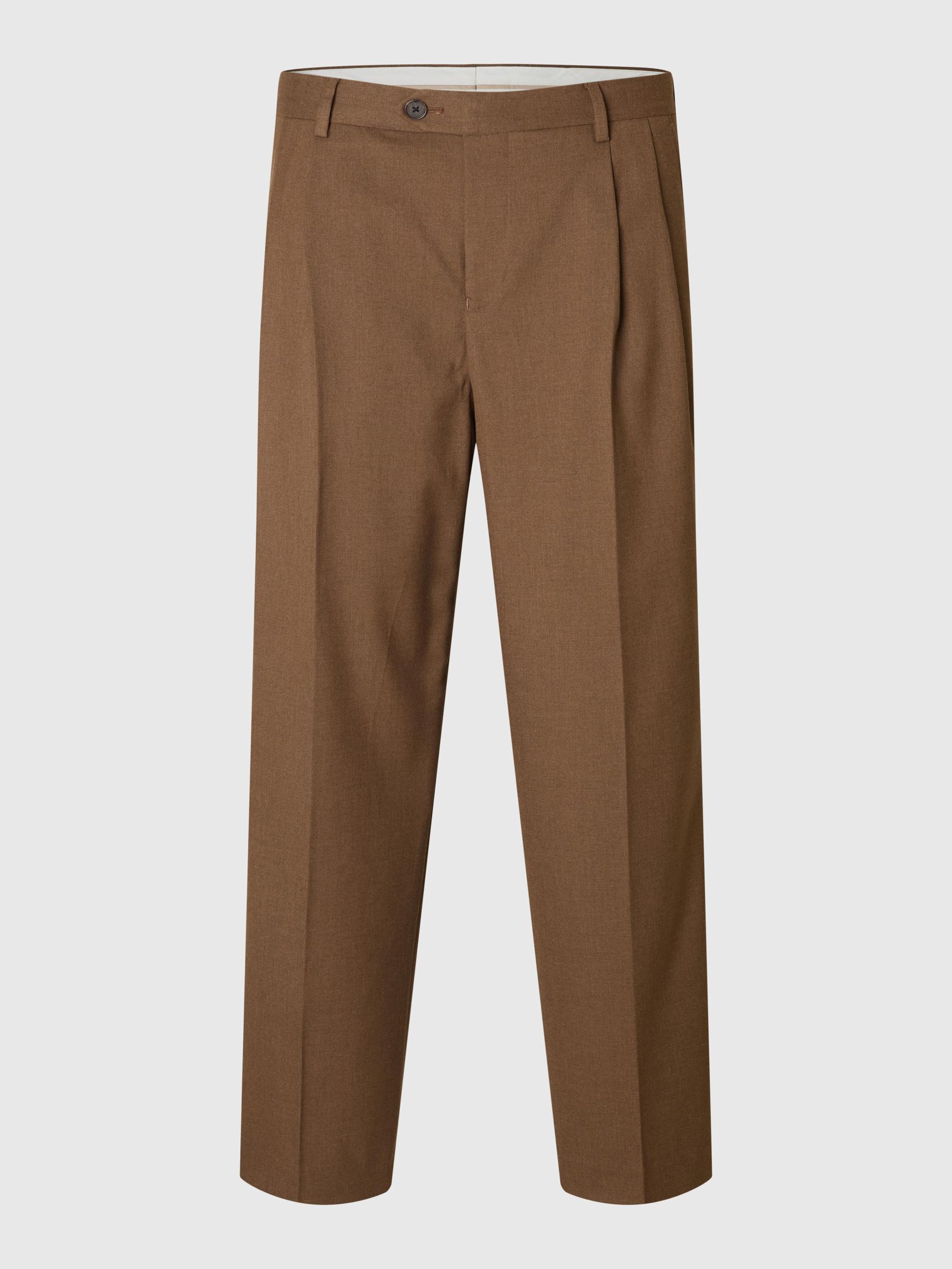 RELAXED FIT SUIT TROUSERS