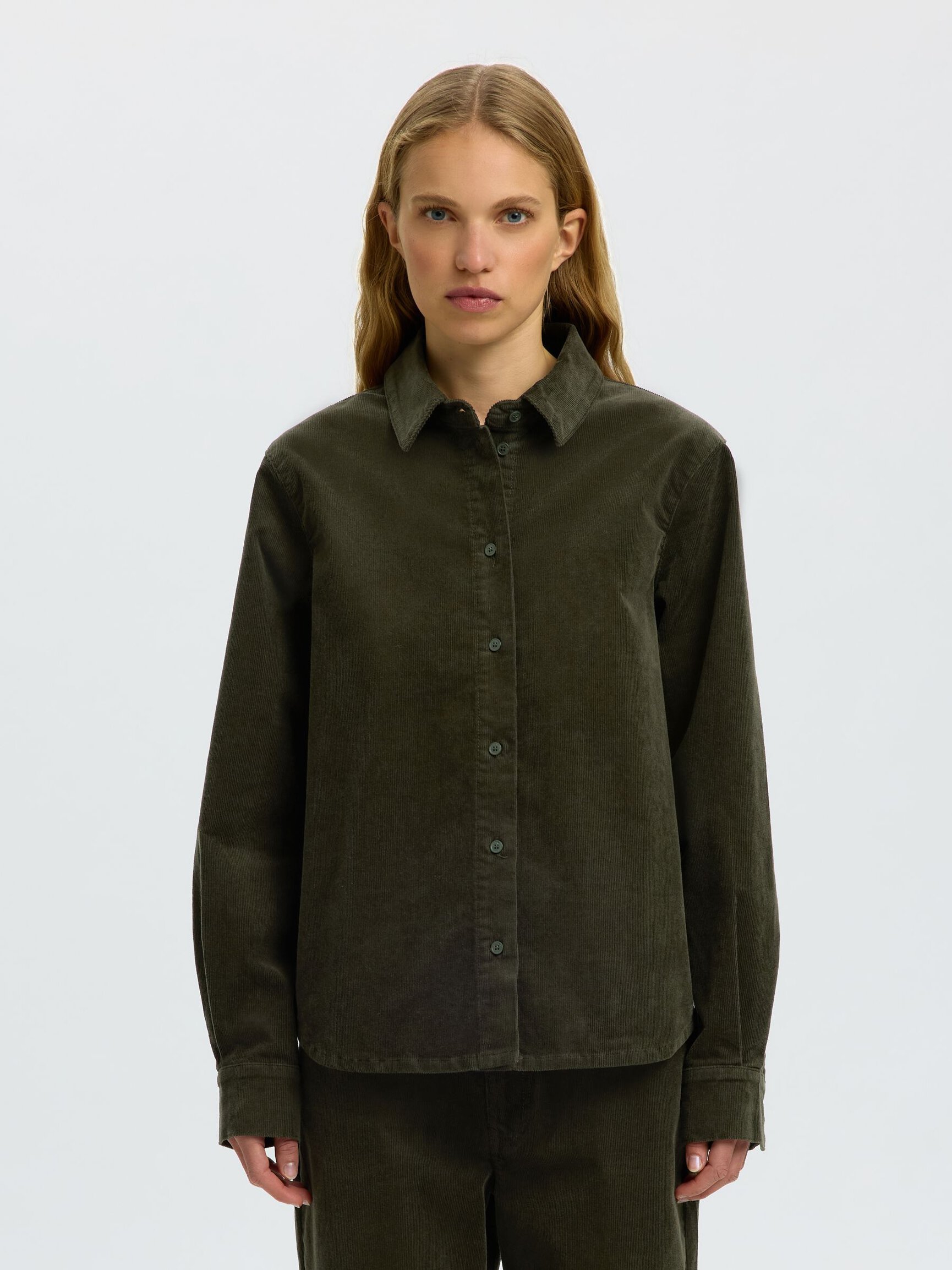 REGULAR FIT CORDUROY SHIRT