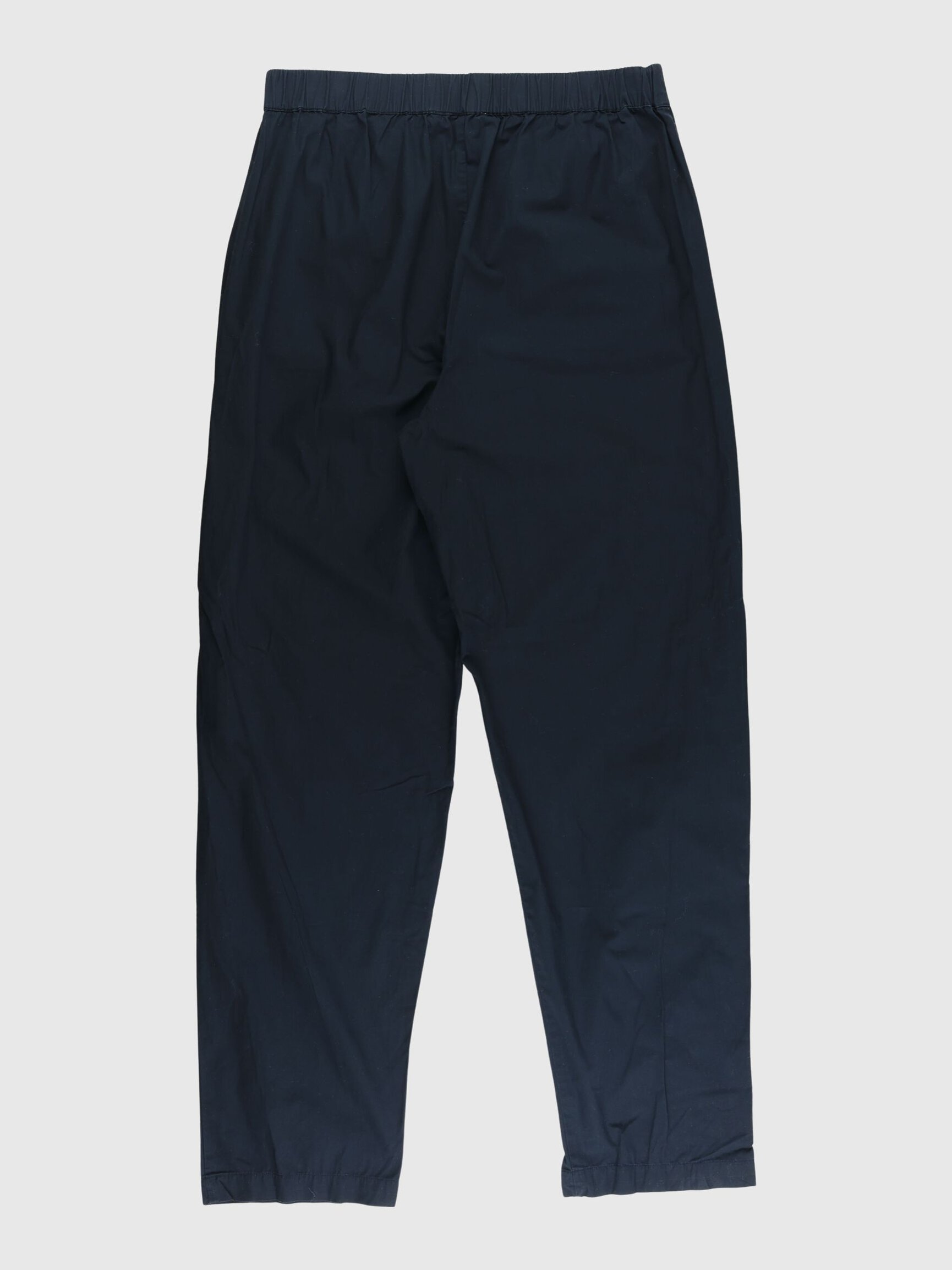 KATOENEN HIGH-WAIST BROEK