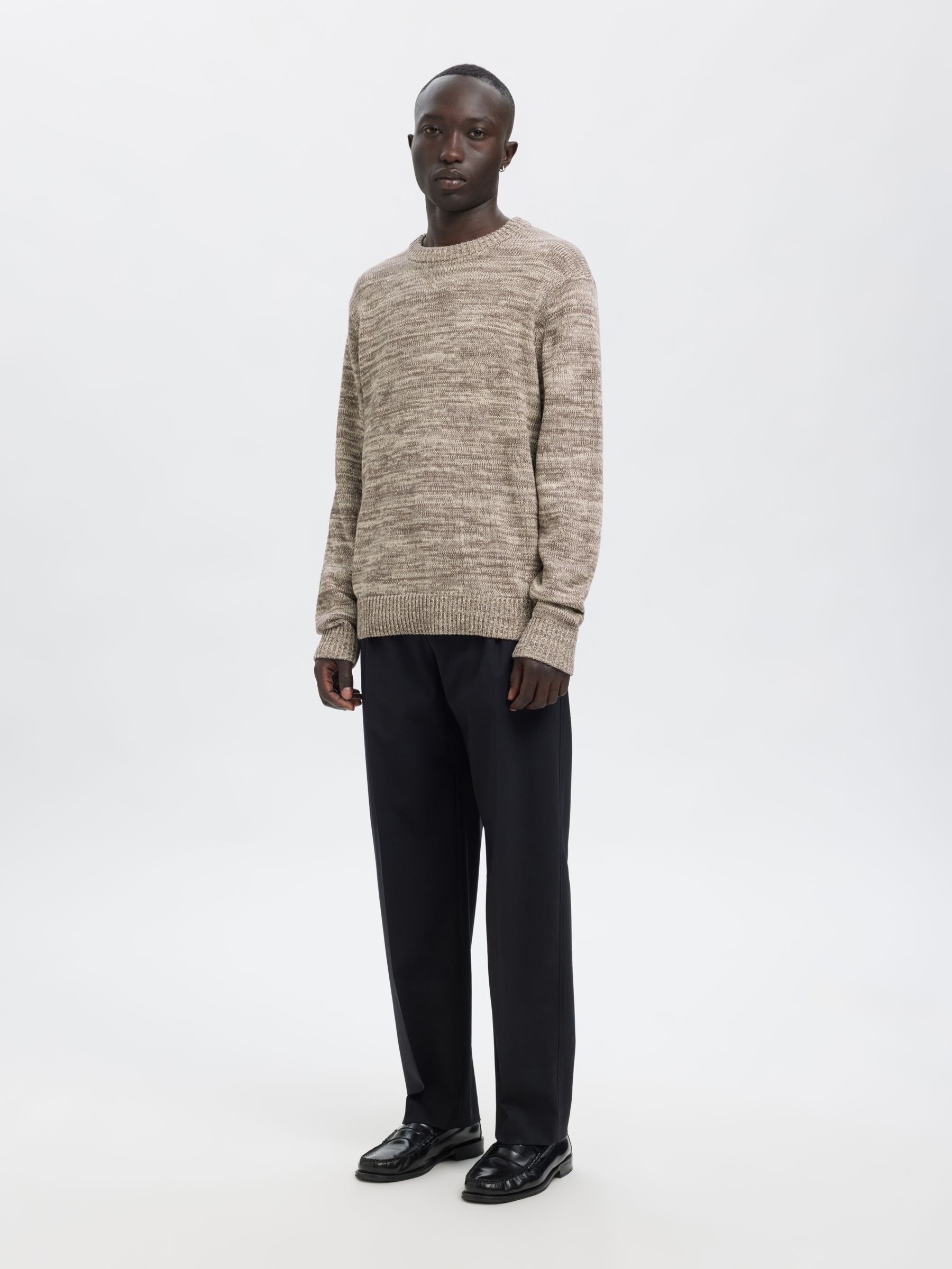 REGULAR FIT  KNITTED PULLOVER