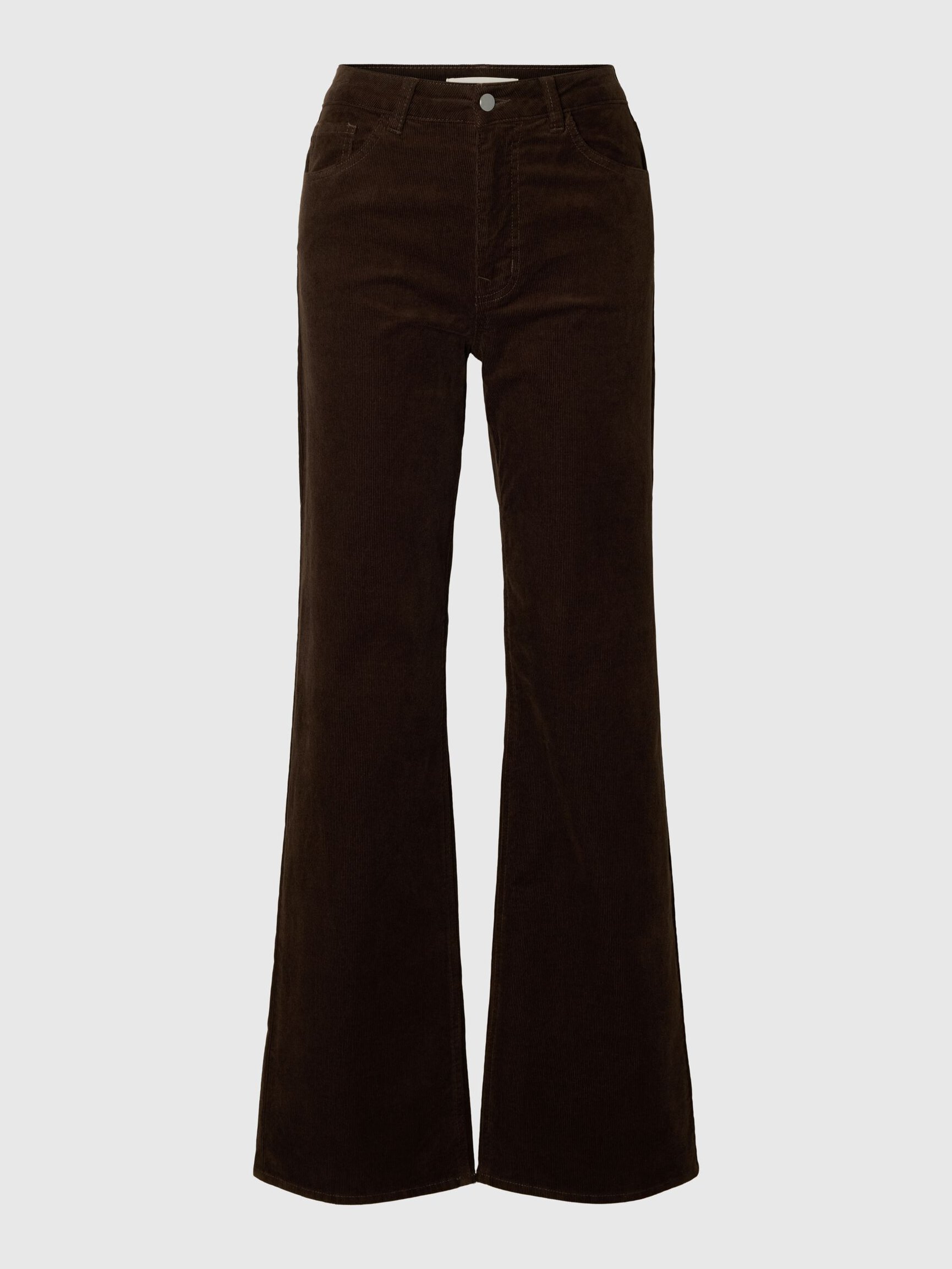 WIDE FIT CORDUROY TROUSERS
