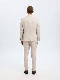 100% LINNEN BLAZER, Sand, highres