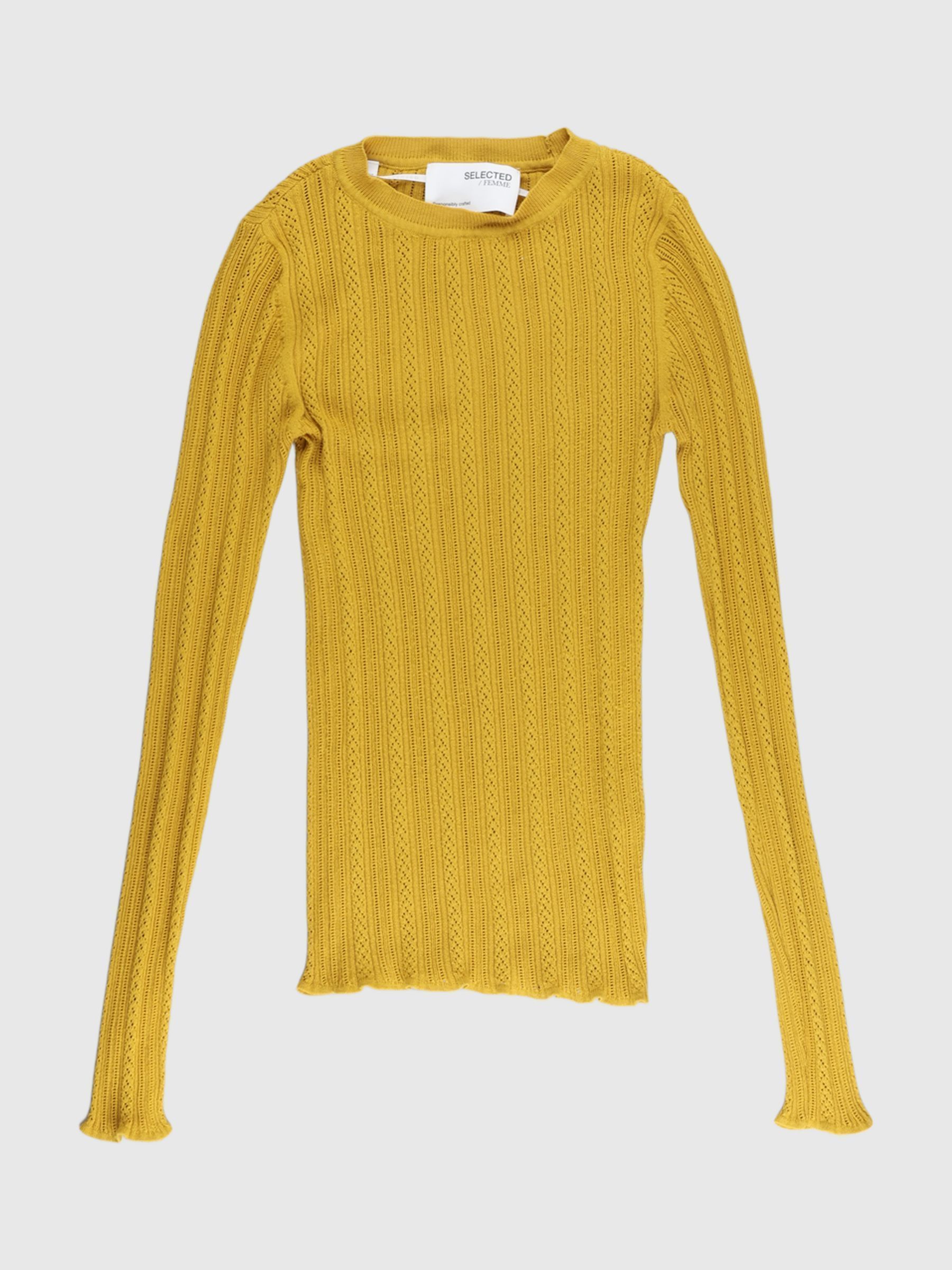 LONG SLEEVED KNITTED TOP